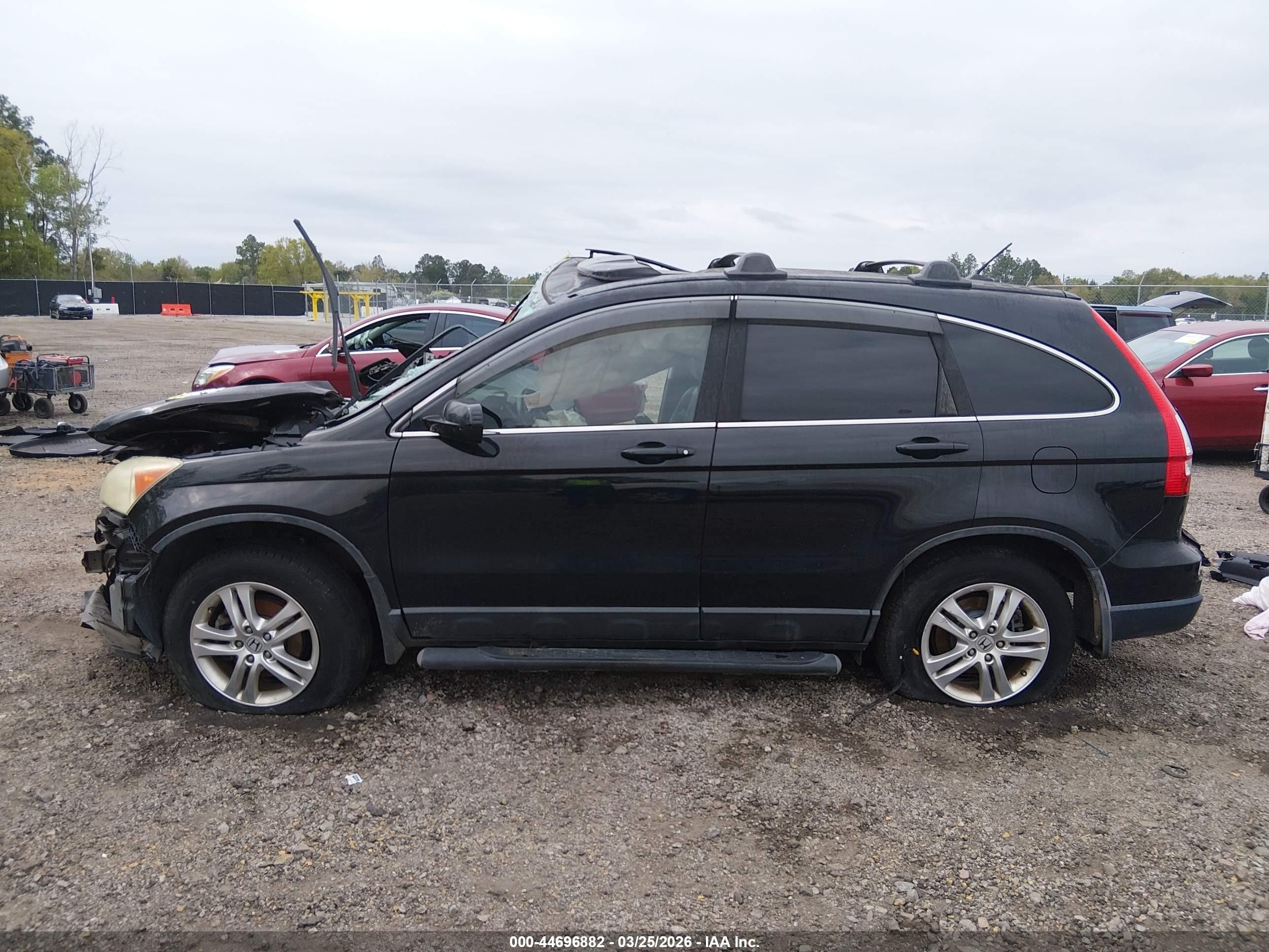 2010 Honda Cr-v Ex-l Black vin: 5J6RE3H79AL032399