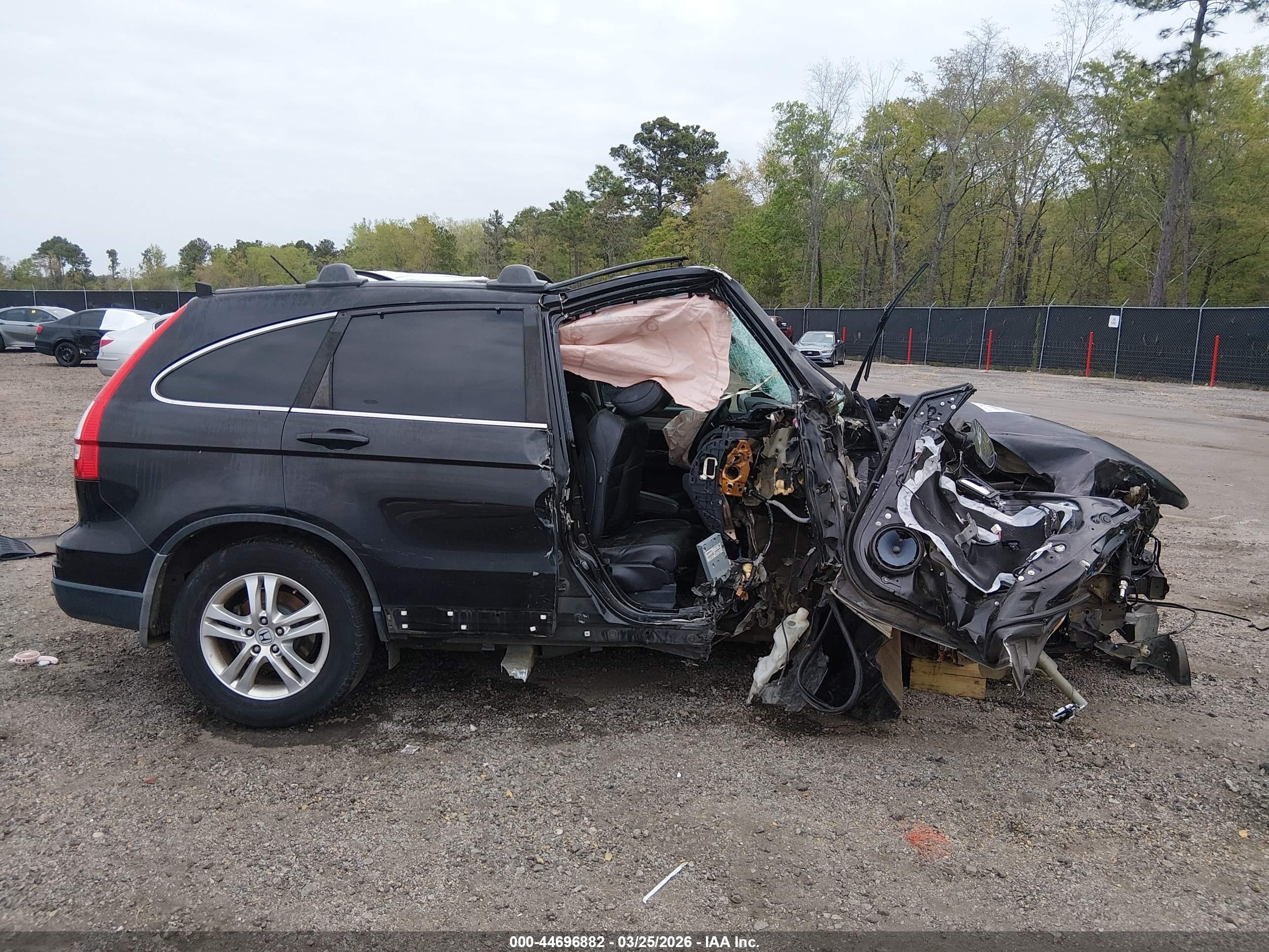 2010 Honda Cr-v Ex-l Black vin: 5J6RE3H79AL032399