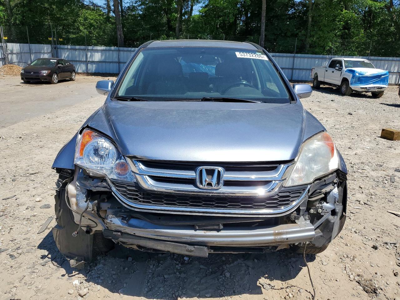2010 Honda Cr-v Exl Blue vin: 5J6RE3H79AL051227