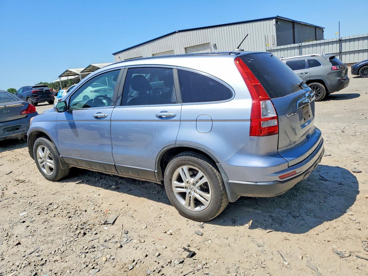 2010 Honda Cr-v Exl Blue vin: 5J6RE3H79AL051227