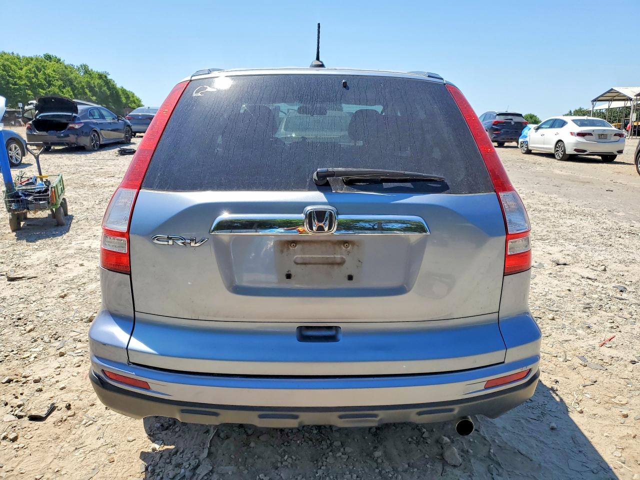 2010 Honda Cr-v Exl Blue vin: 5J6RE3H79AL051227