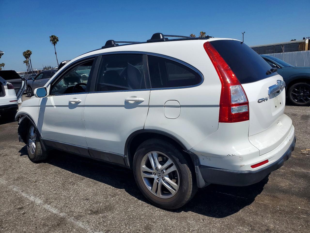 2011 Honda Cr-v Exl White vin: 5J6RE3H79BL014471