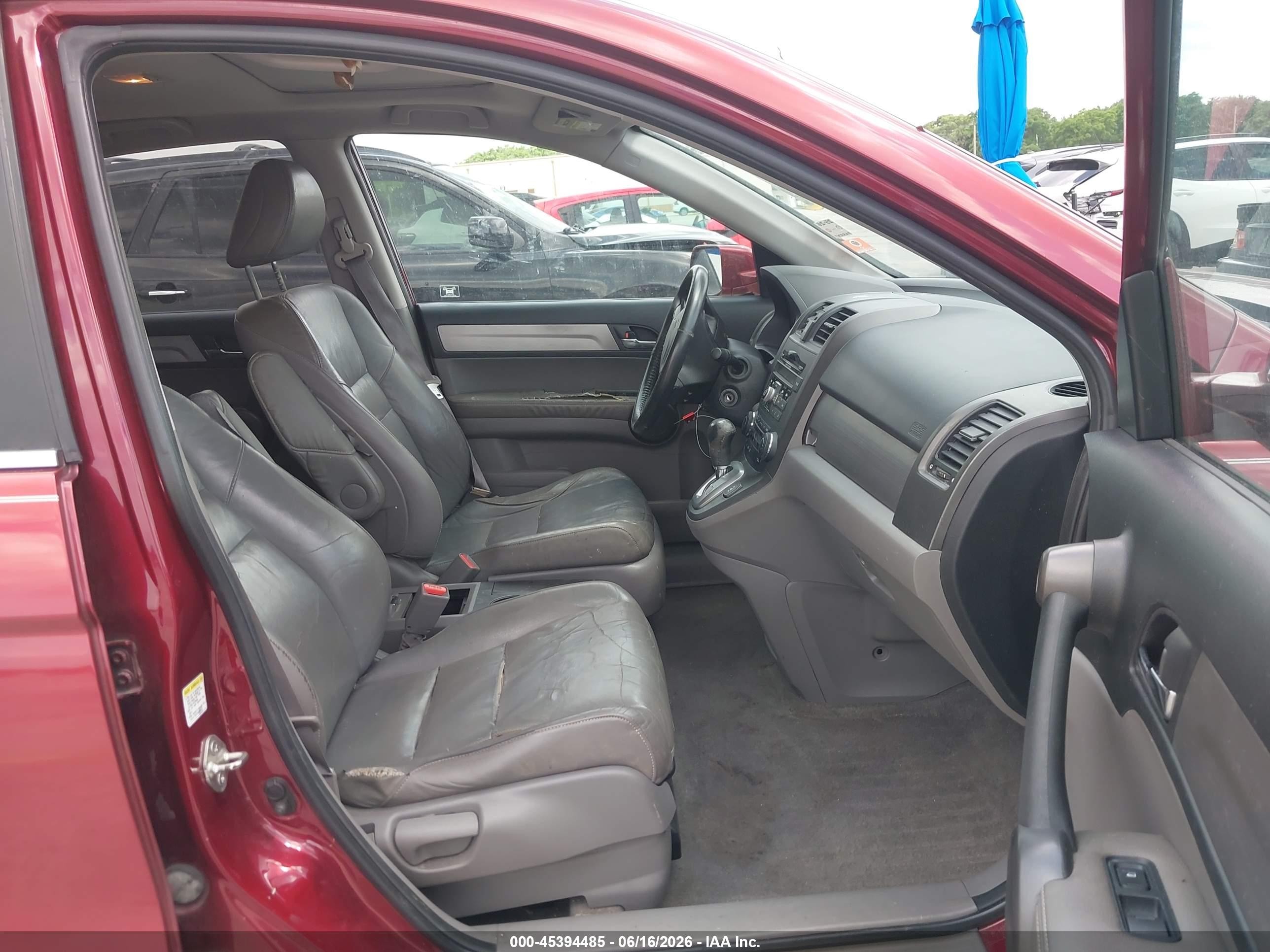 2011 Honda Cr-v Ex-l Red vin: 5J6RE3H79BL030220