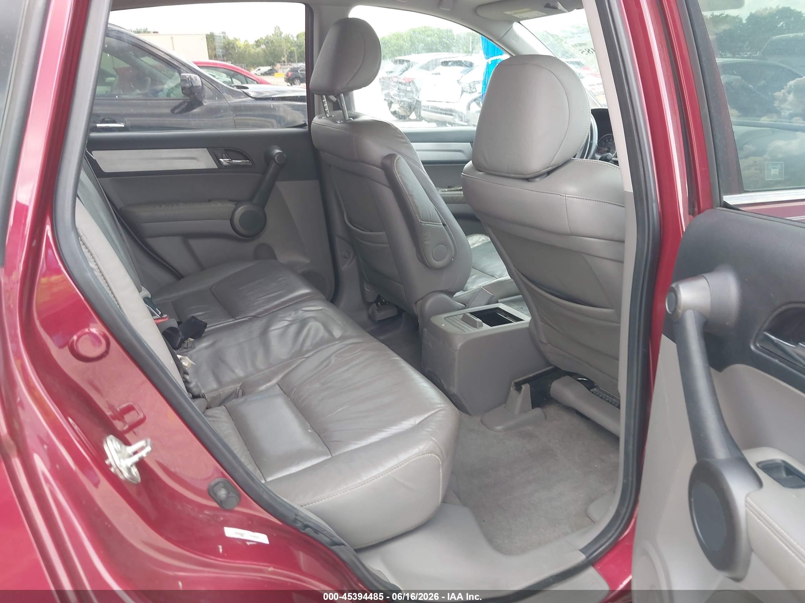 2011 Honda Cr-v Ex-l Red vin: 5J6RE3H79BL030220