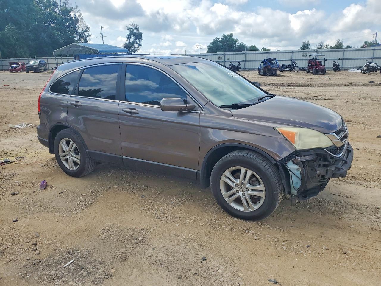 2011 Honda Cr-v Exl Коричневый vin: 5J6RE3H79BL033490