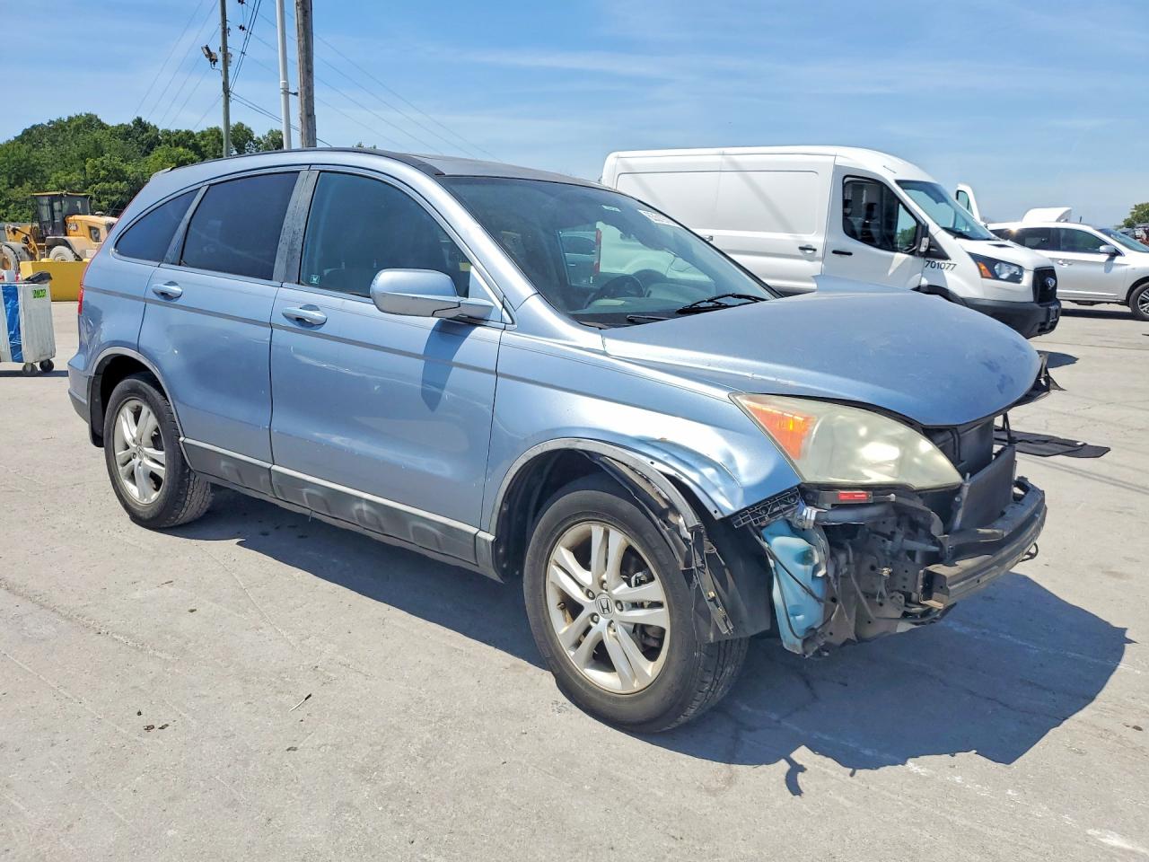 2011 Honda Cr-v Exl Blue vin: 5J6RE3H79BL040245