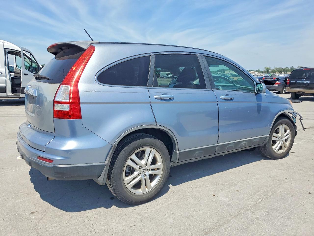 2011 Honda Cr-v Exl Blue vin: 5J6RE3H79BL040245