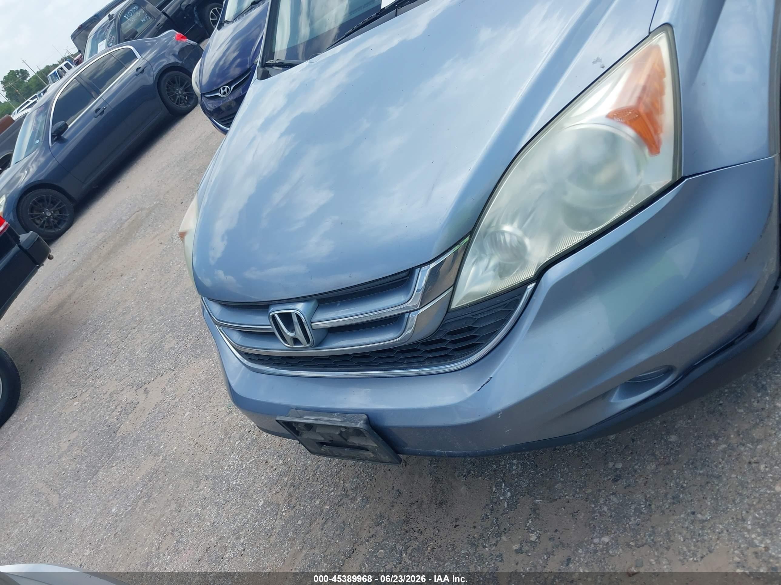 2011 Honda Cr-v Ex-l Light Blue vin: 5J6RE3H79BL054260