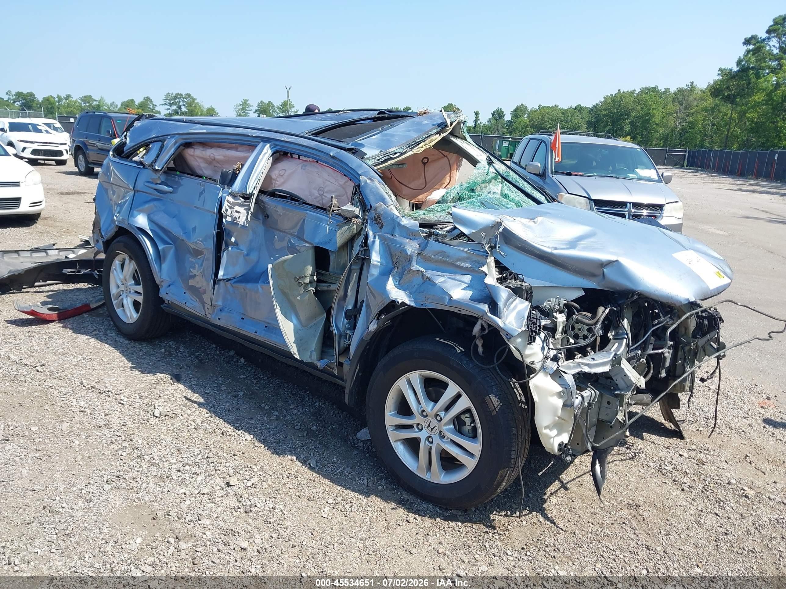 2010 Honda Cr-v Ex-l Синий vin: 5J6RE3H7XAL000559