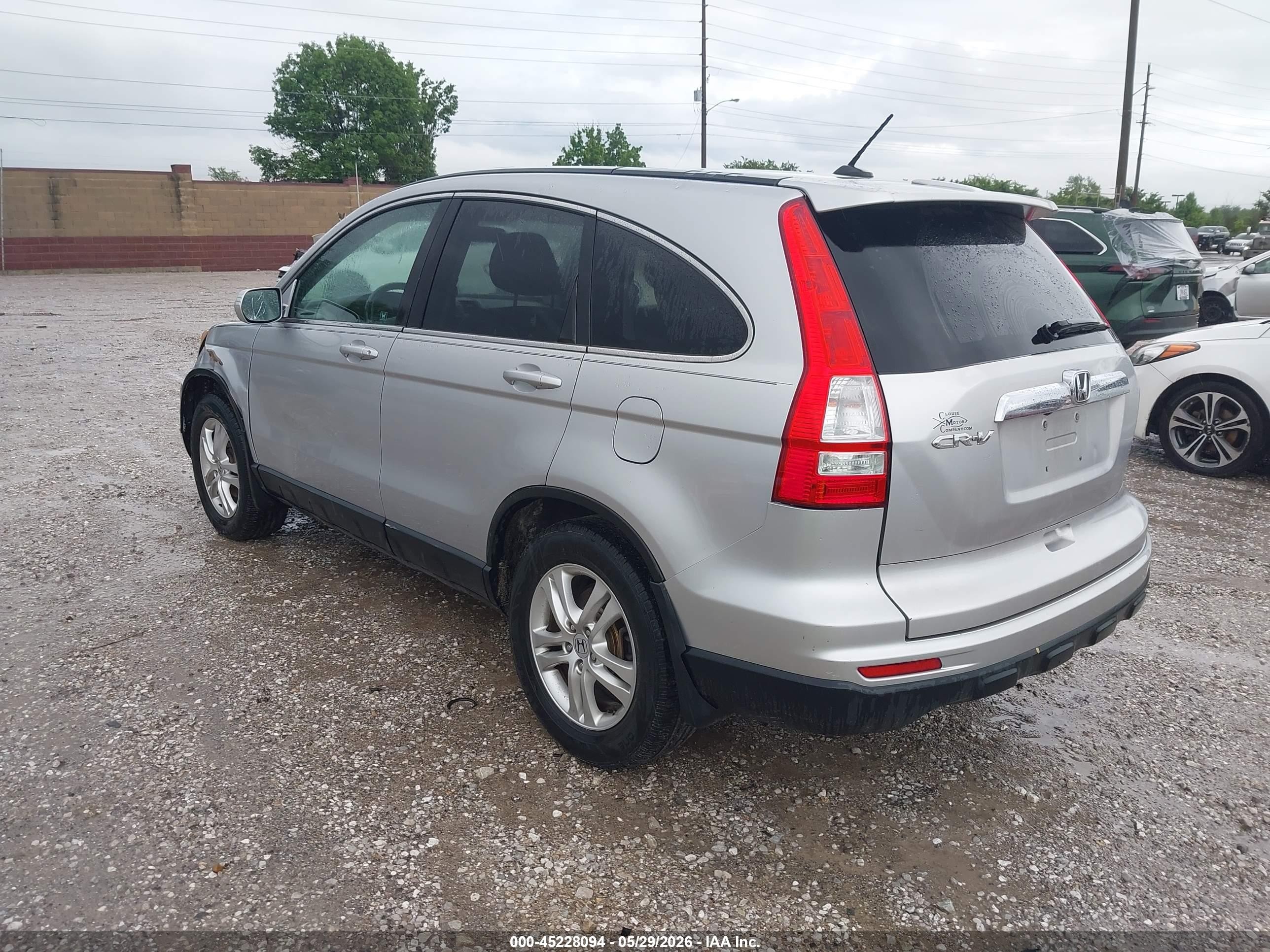 2010 Honda Cr-v Ex-l Silver vin: 5J6RE3H7XAL006782