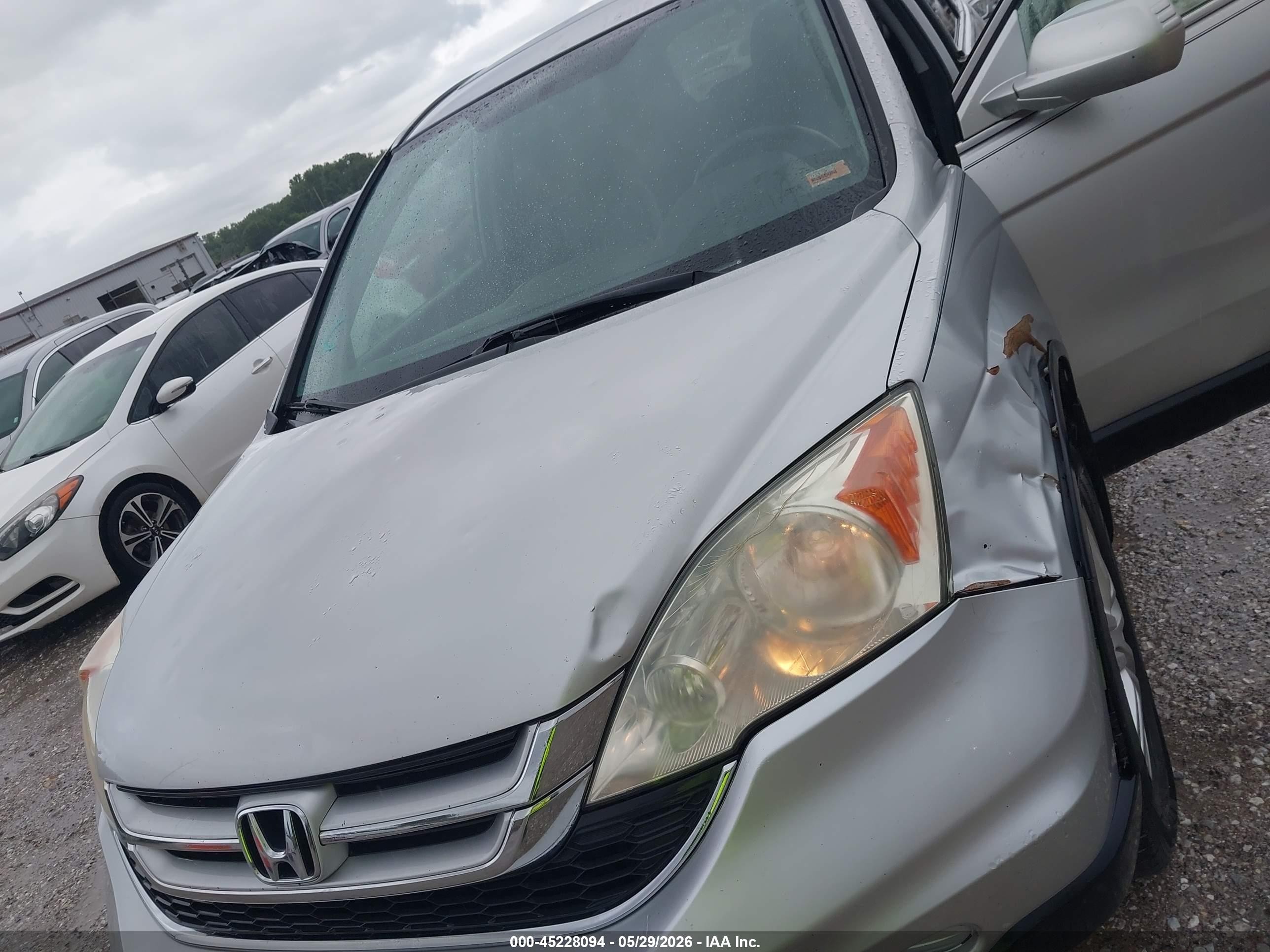 2010 Honda Cr-v Ex-l Silver vin: 5J6RE3H7XAL006782