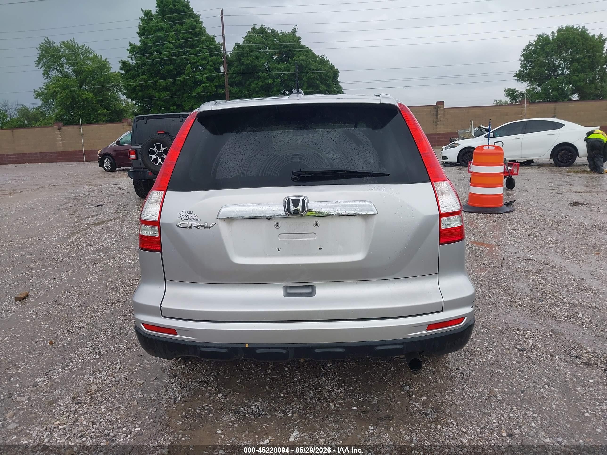 2010 Honda Cr-v Ex-l Silver vin: 5J6RE3H7XAL006782