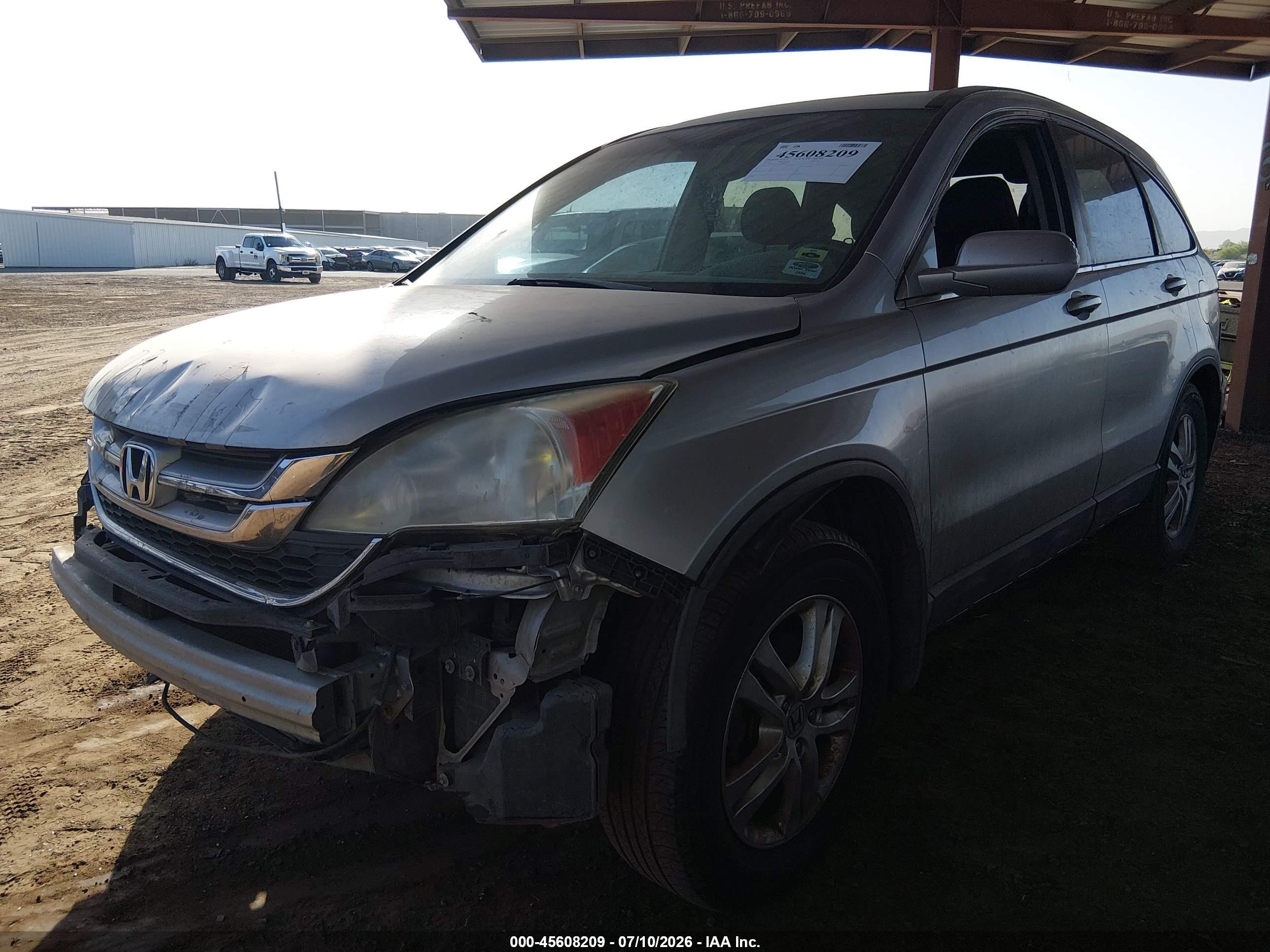 2010 Honda Cr-v Ex-l Gray vin: 5J6RE3H7XAL009245