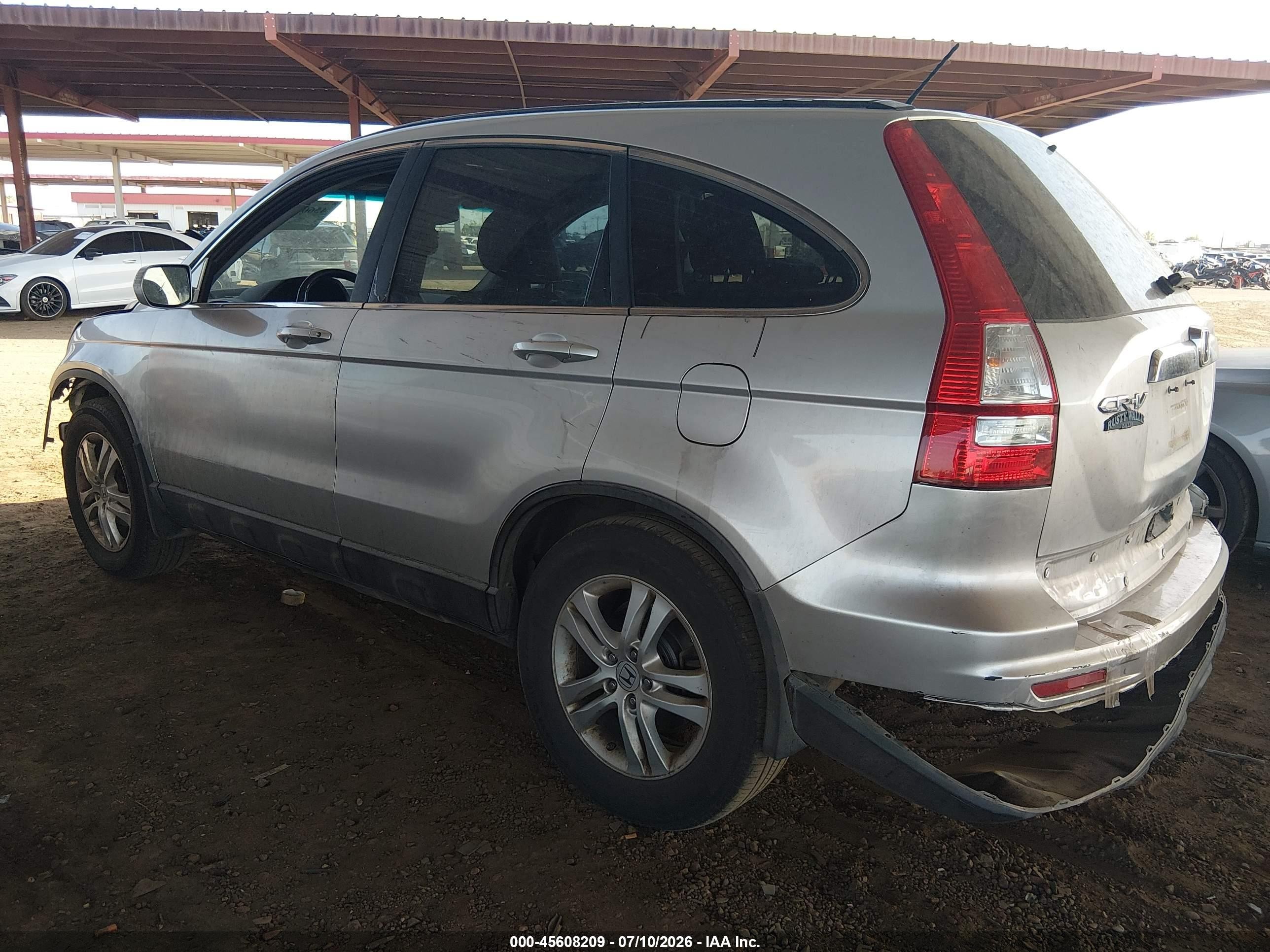 2010 Honda Cr-v Ex-l Gray vin: 5J6RE3H7XAL009245