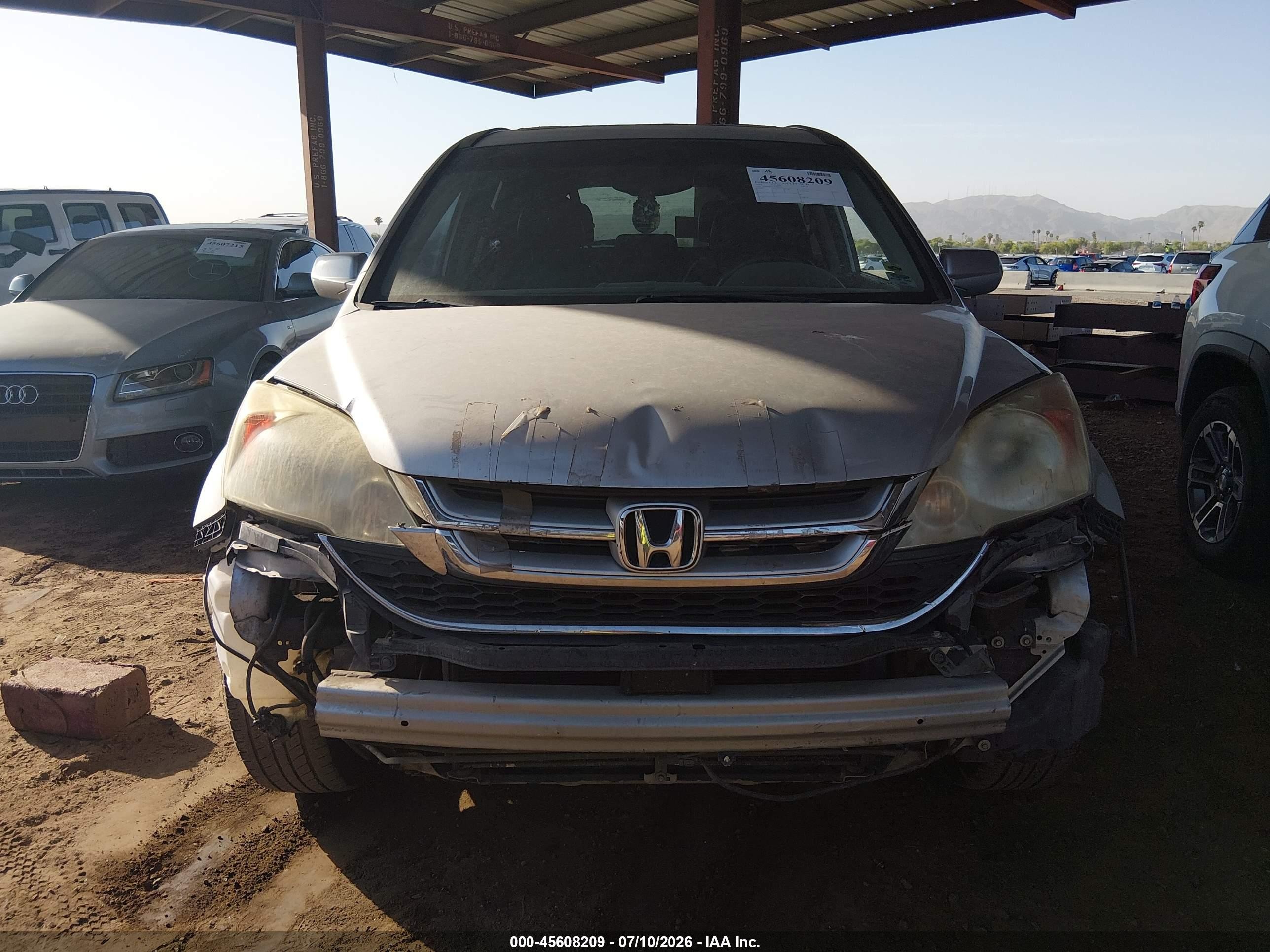 2010 Honda Cr-v Ex-l Gray vin: 5J6RE3H7XAL009245