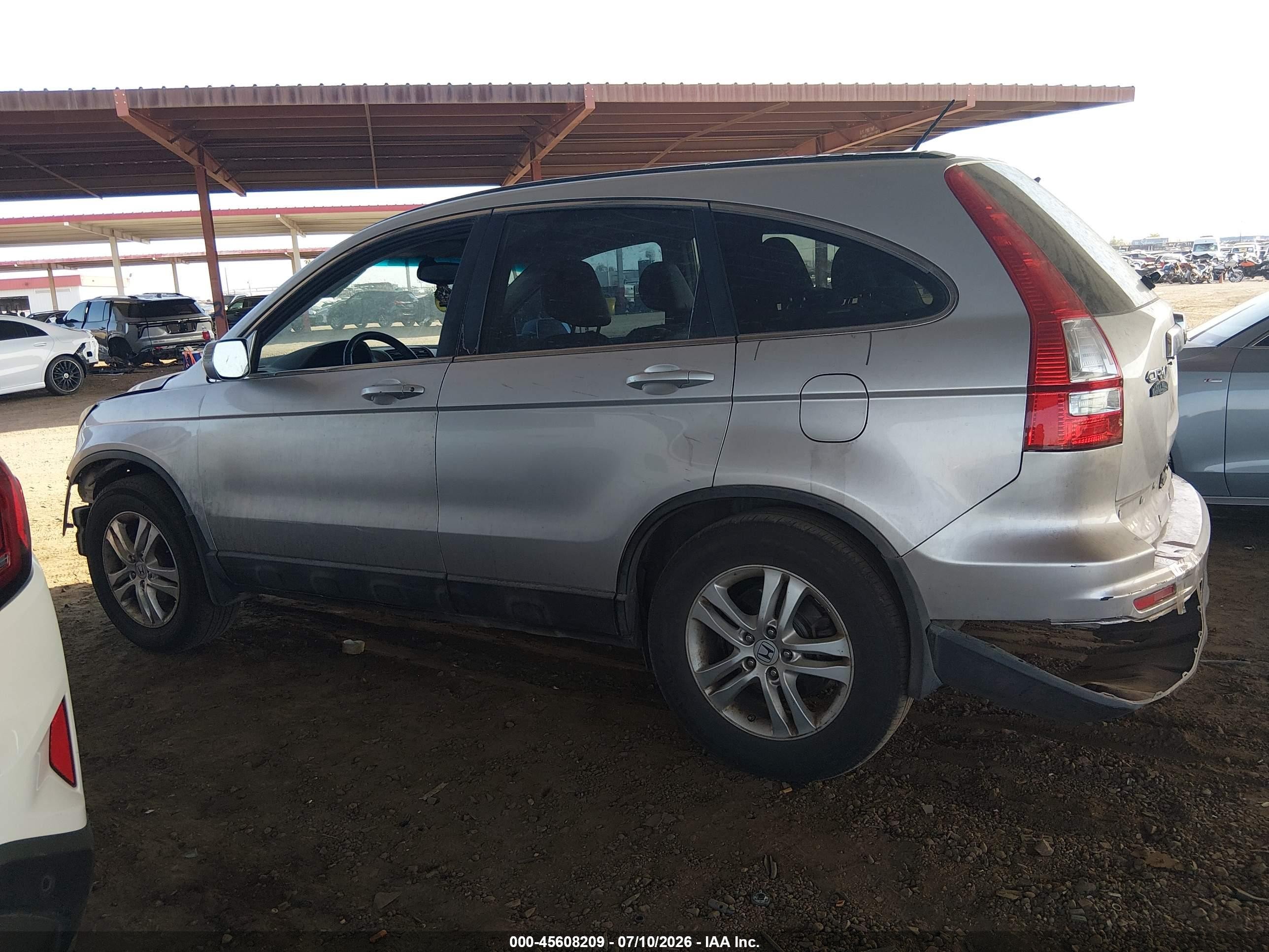 2010 Honda Cr-v Ex-l Gray vin: 5J6RE3H7XAL009245