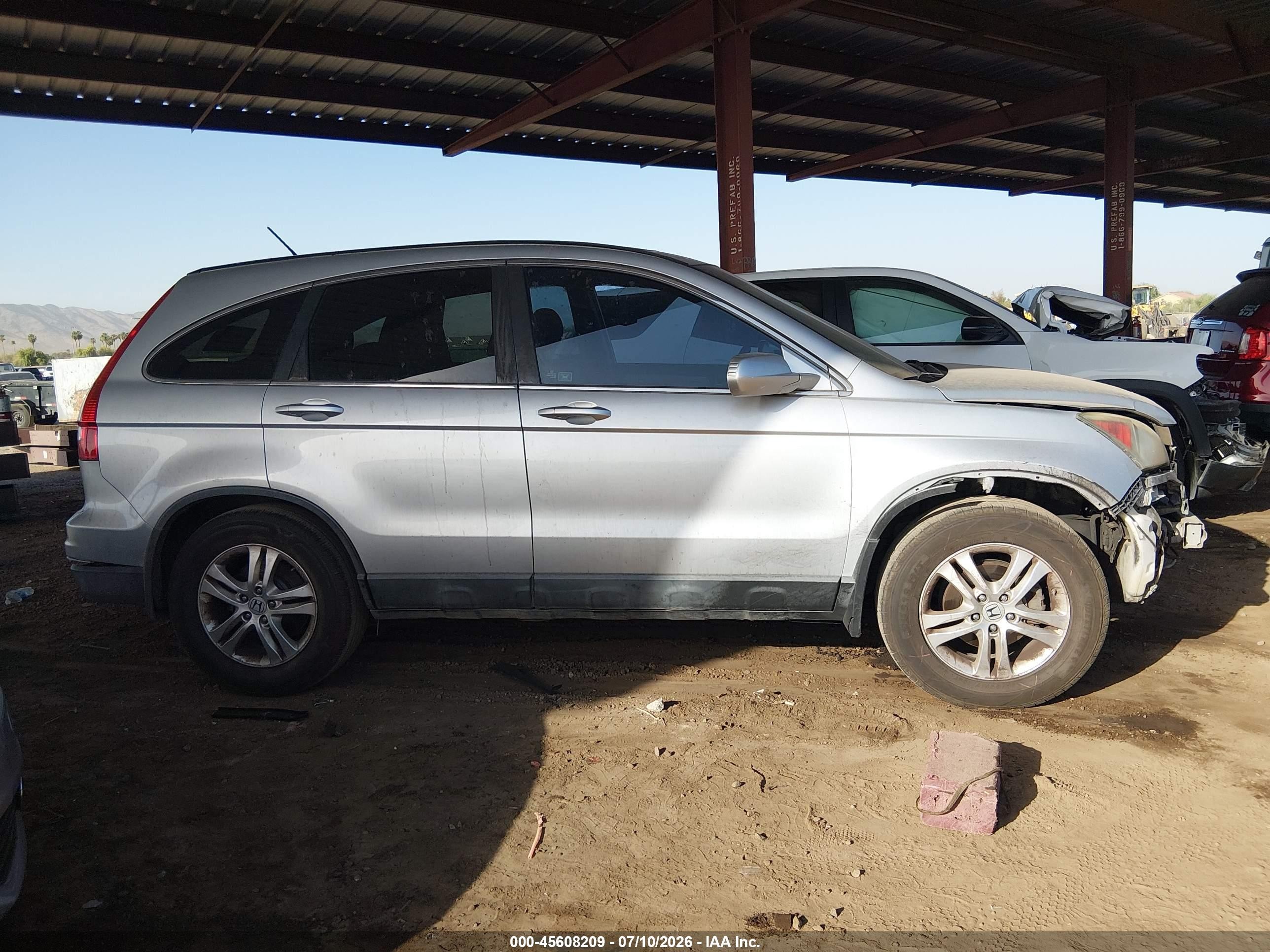 2010 Honda Cr-v Ex-l Gray vin: 5J6RE3H7XAL009245