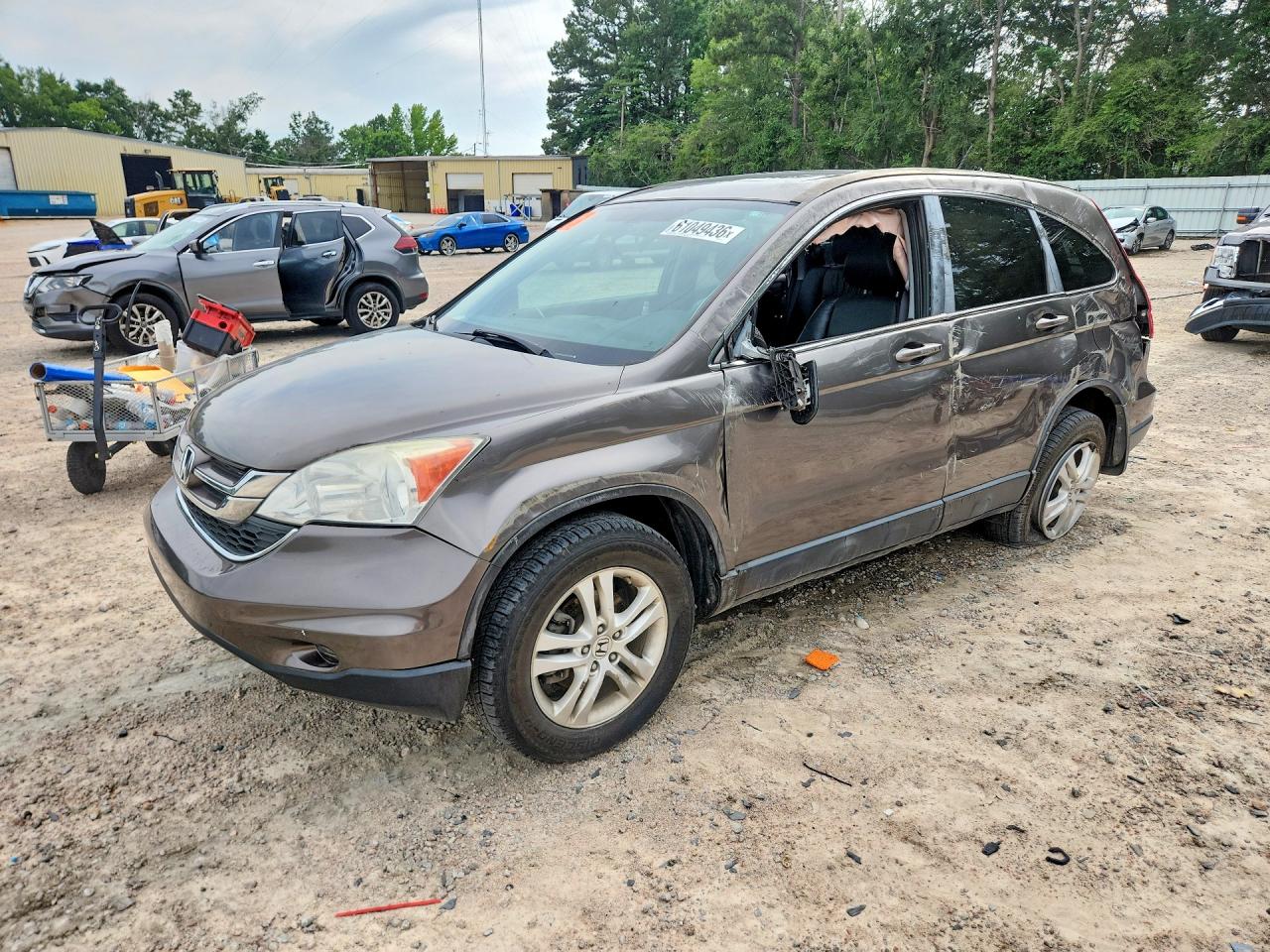 2010 Honda Cr-v Exl Gray vin: 5J6RE3H7XAL013375
