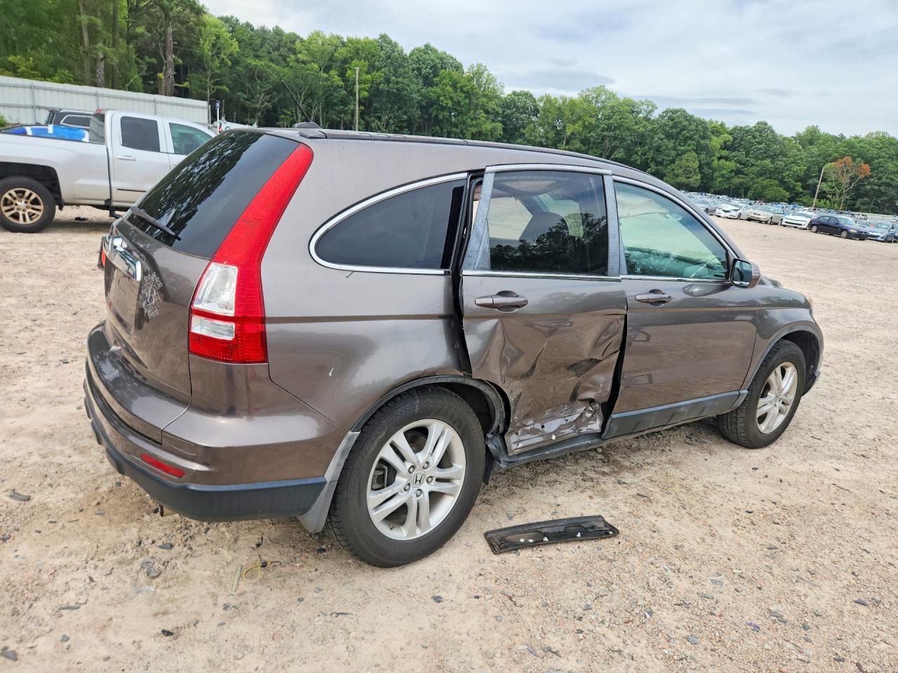 2010 Honda Cr-v Exl Gray vin: 5J6RE3H7XAL013375