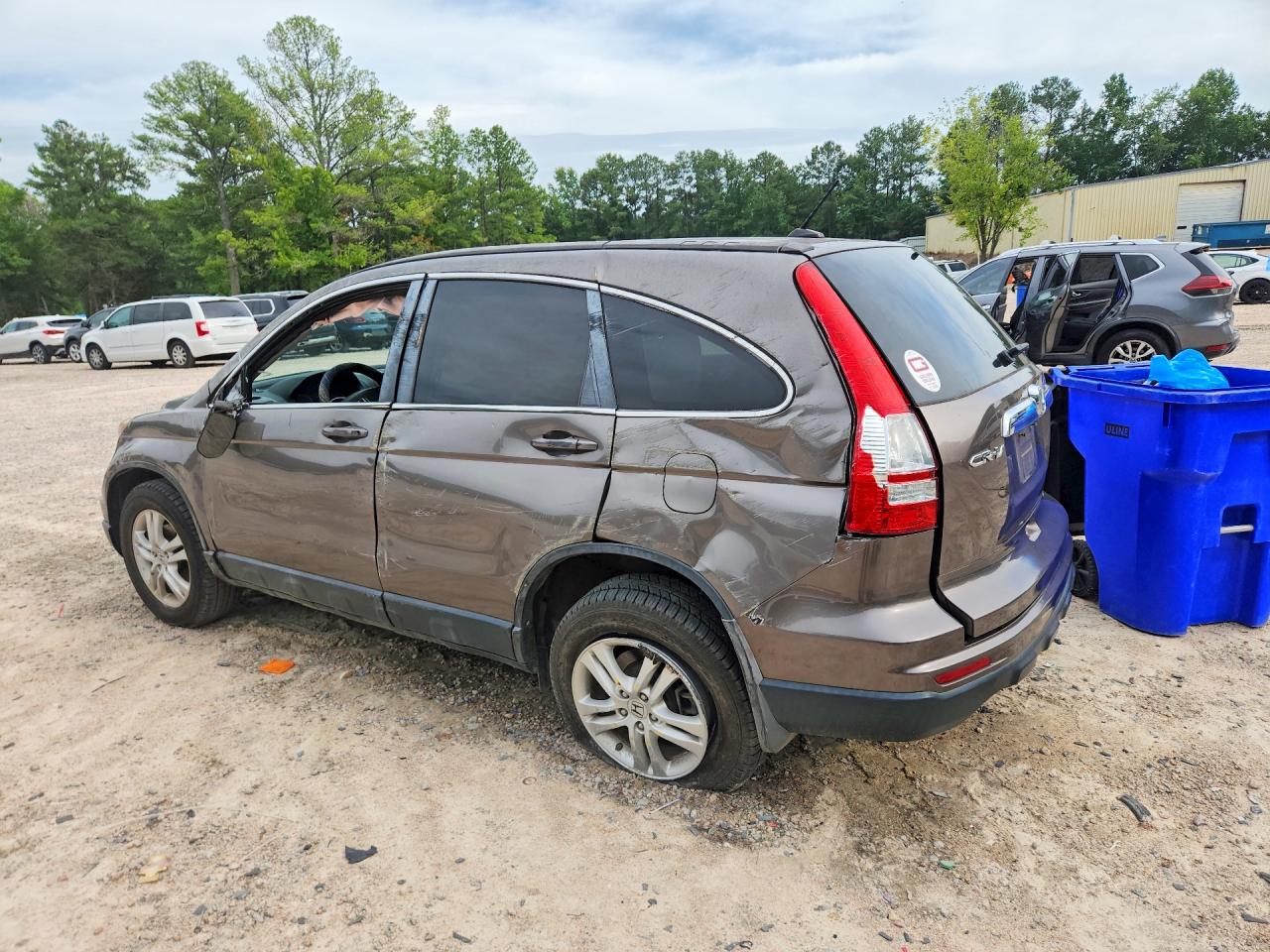 2010 Honda Cr-v Exl Gray vin: 5J6RE3H7XAL013375