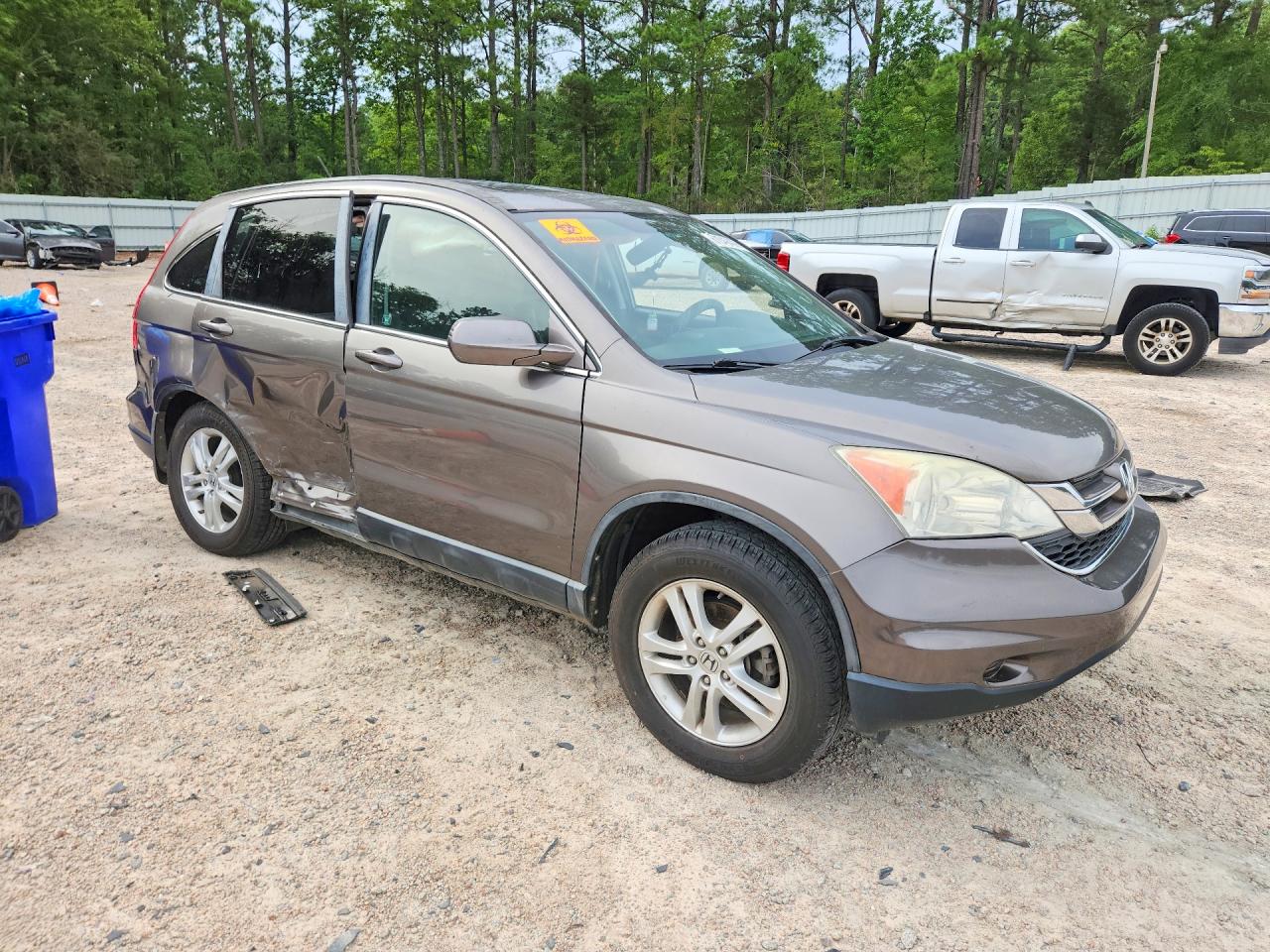 2010 Honda Cr-v Exl Gray vin: 5J6RE3H7XAL013375
