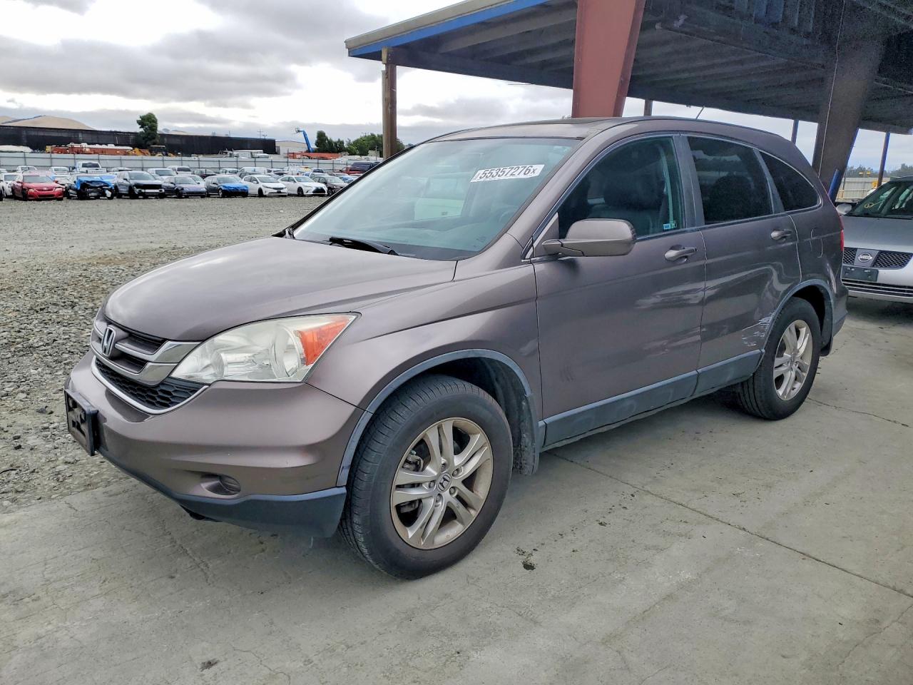 2010 Honda Cr-v Exl Серый vin: 5J6RE3H7XAL043007