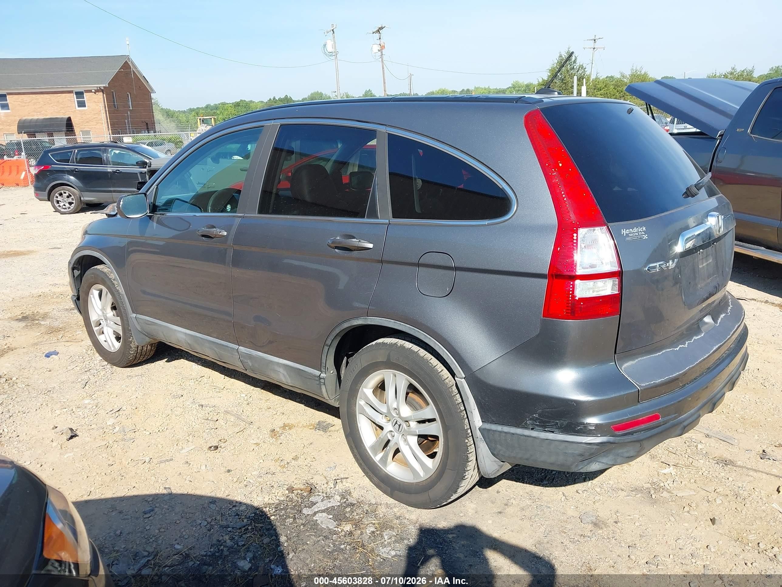 2010 Honda Cr-v Ex-l Gray vin: 5J6RE3H7XAL046554