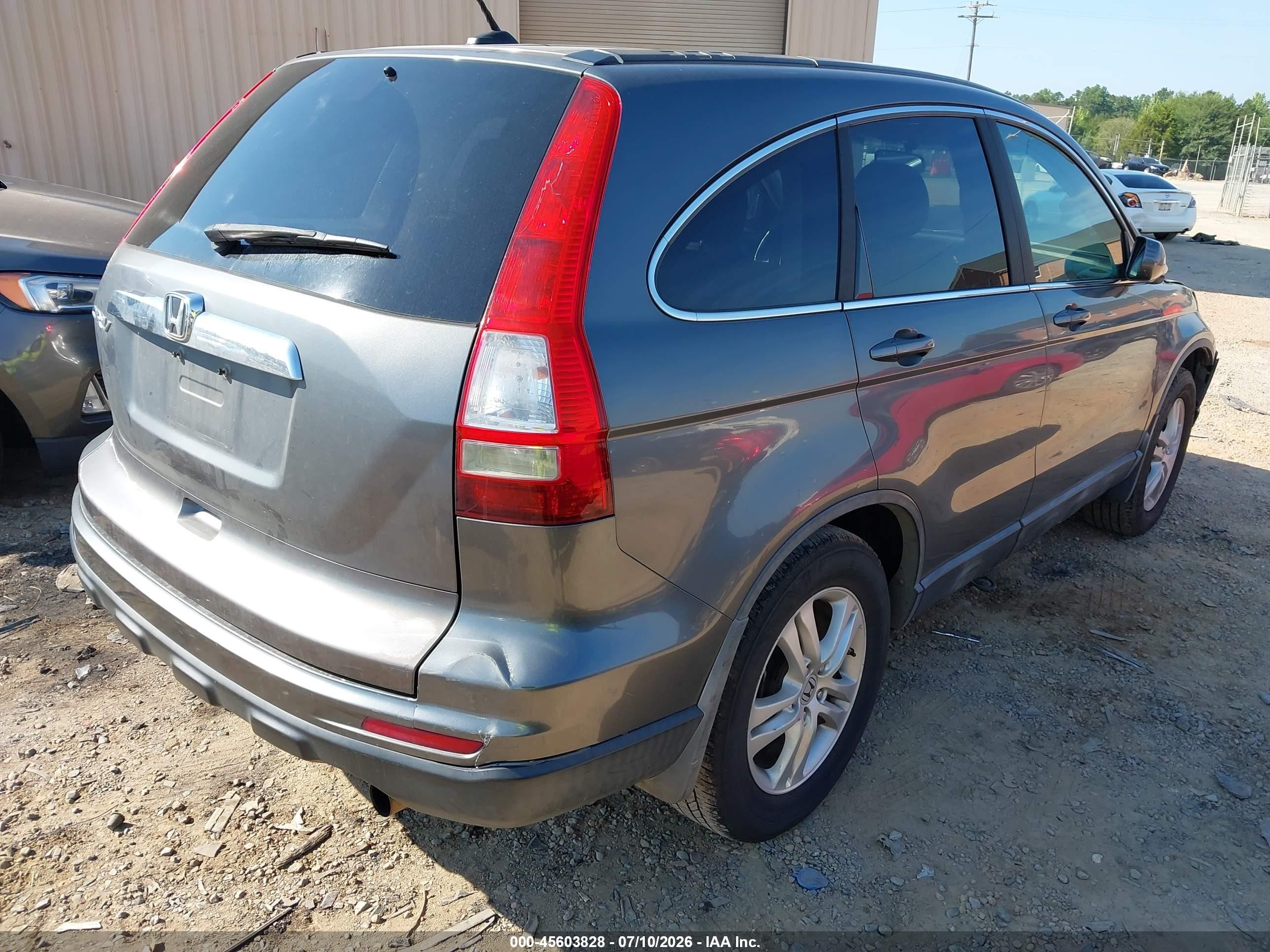 2010 Honda Cr-v Ex-l Gray vin: 5J6RE3H7XAL046554