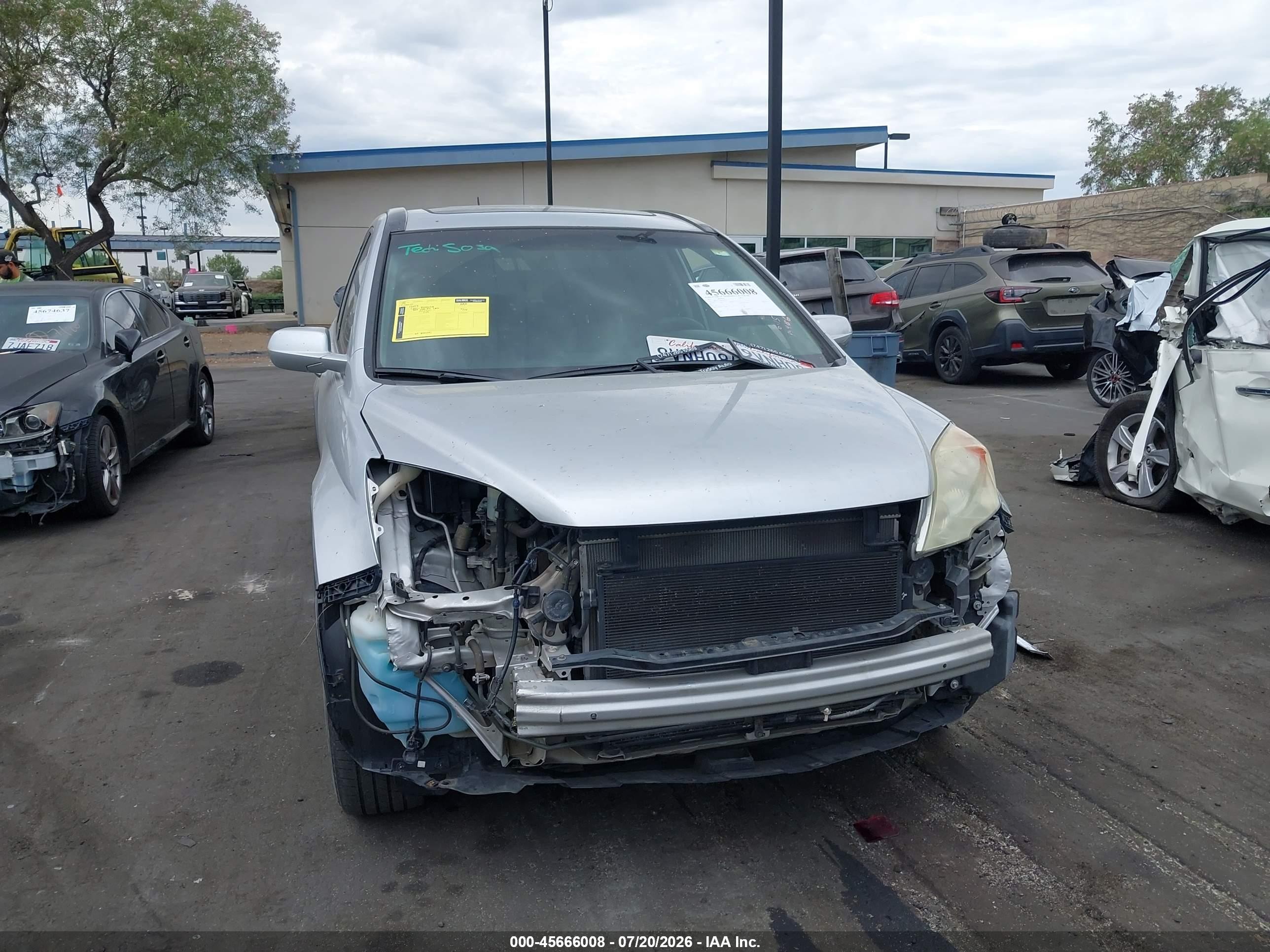2011 Honda Cr-v Ex-l Silver vin: 5J6RE3H7XBL013233