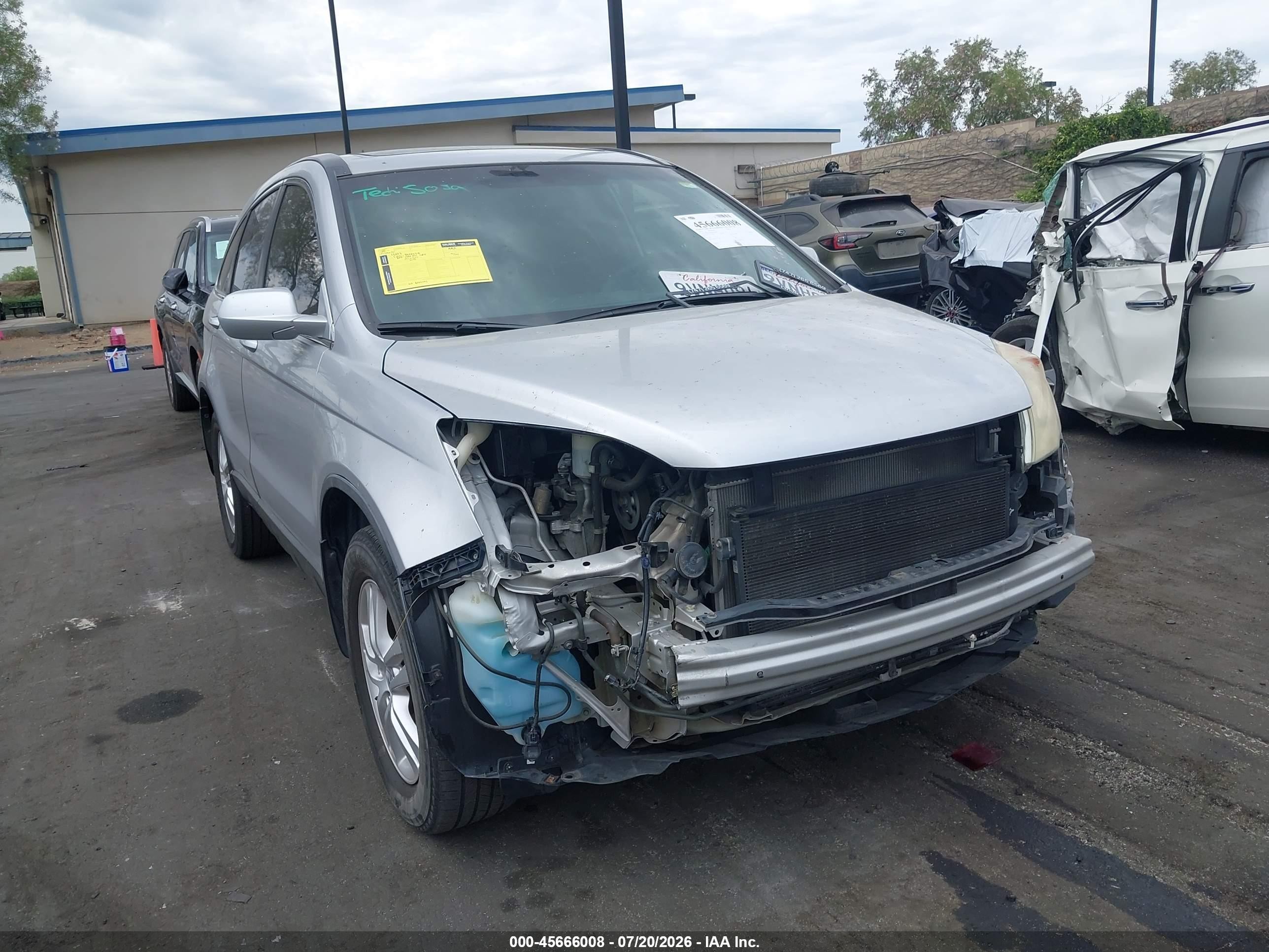 2011 Honda Cr-v Ex-l Silver vin: 5J6RE3H7XBL013233