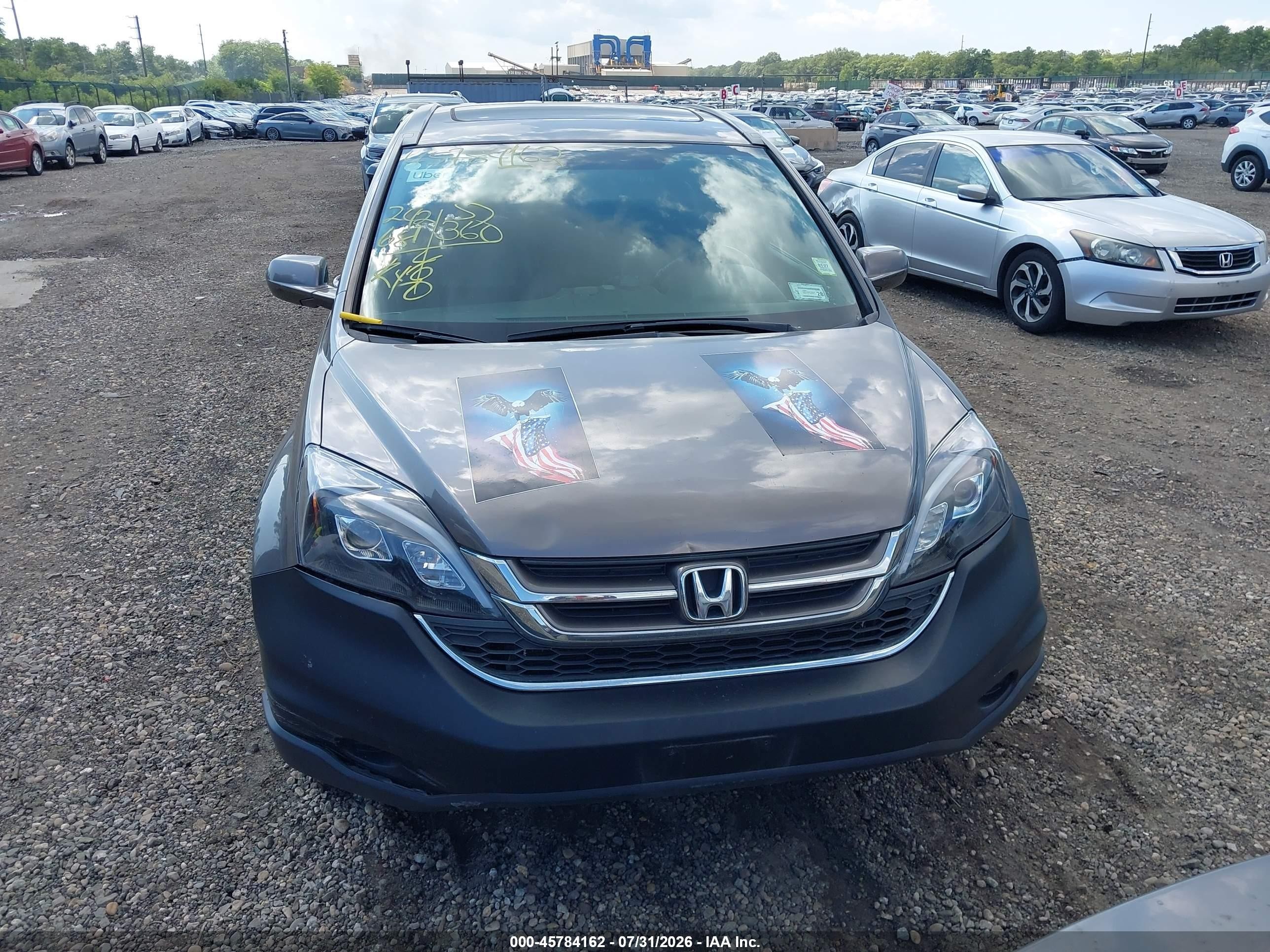 2011 Honda Cr-v Ex-l Brown vin: 5J6RE3H7XBL027732