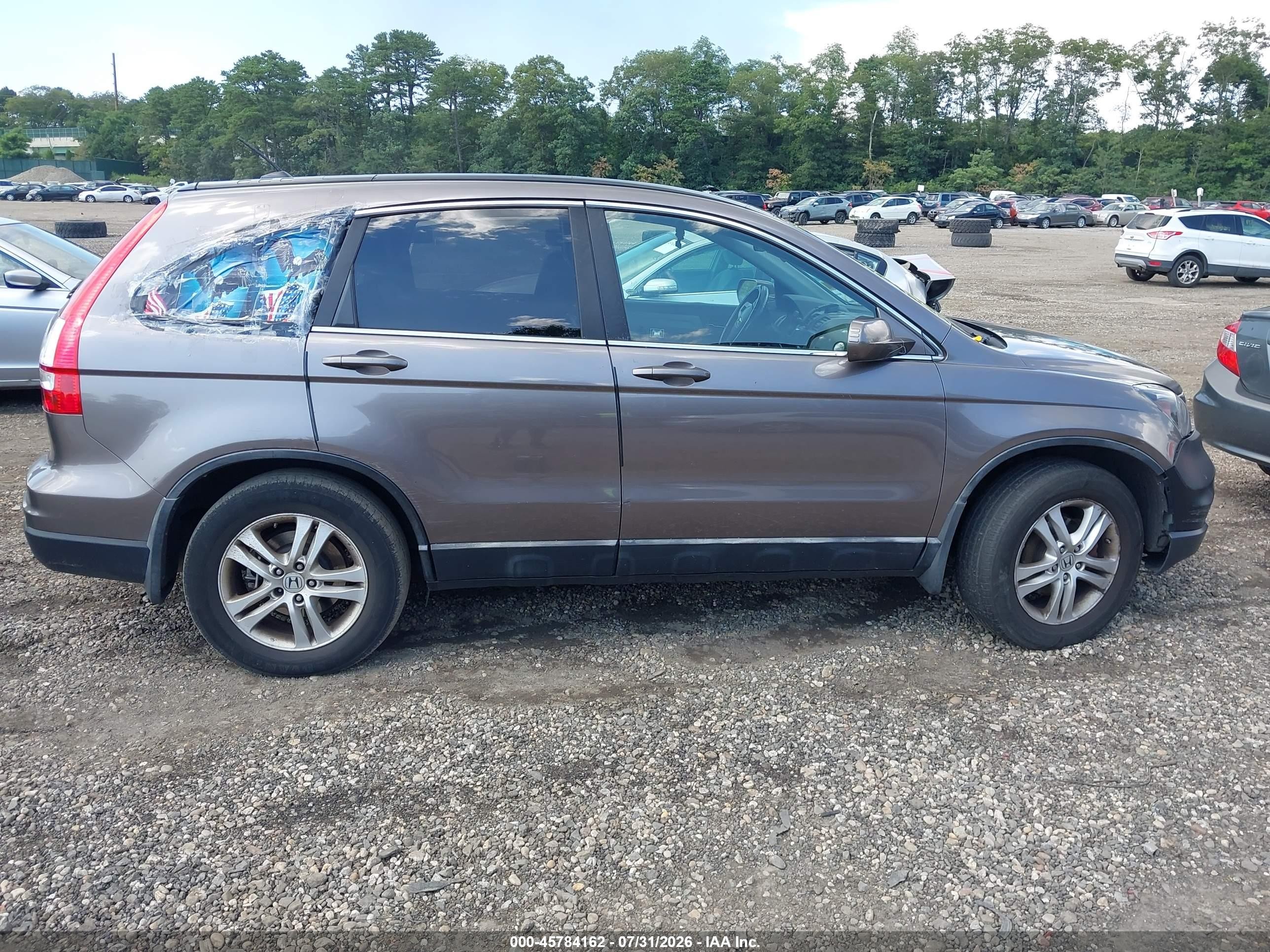 2011 Honda Cr-v Ex-l Brown vin: 5J6RE3H7XBL027732