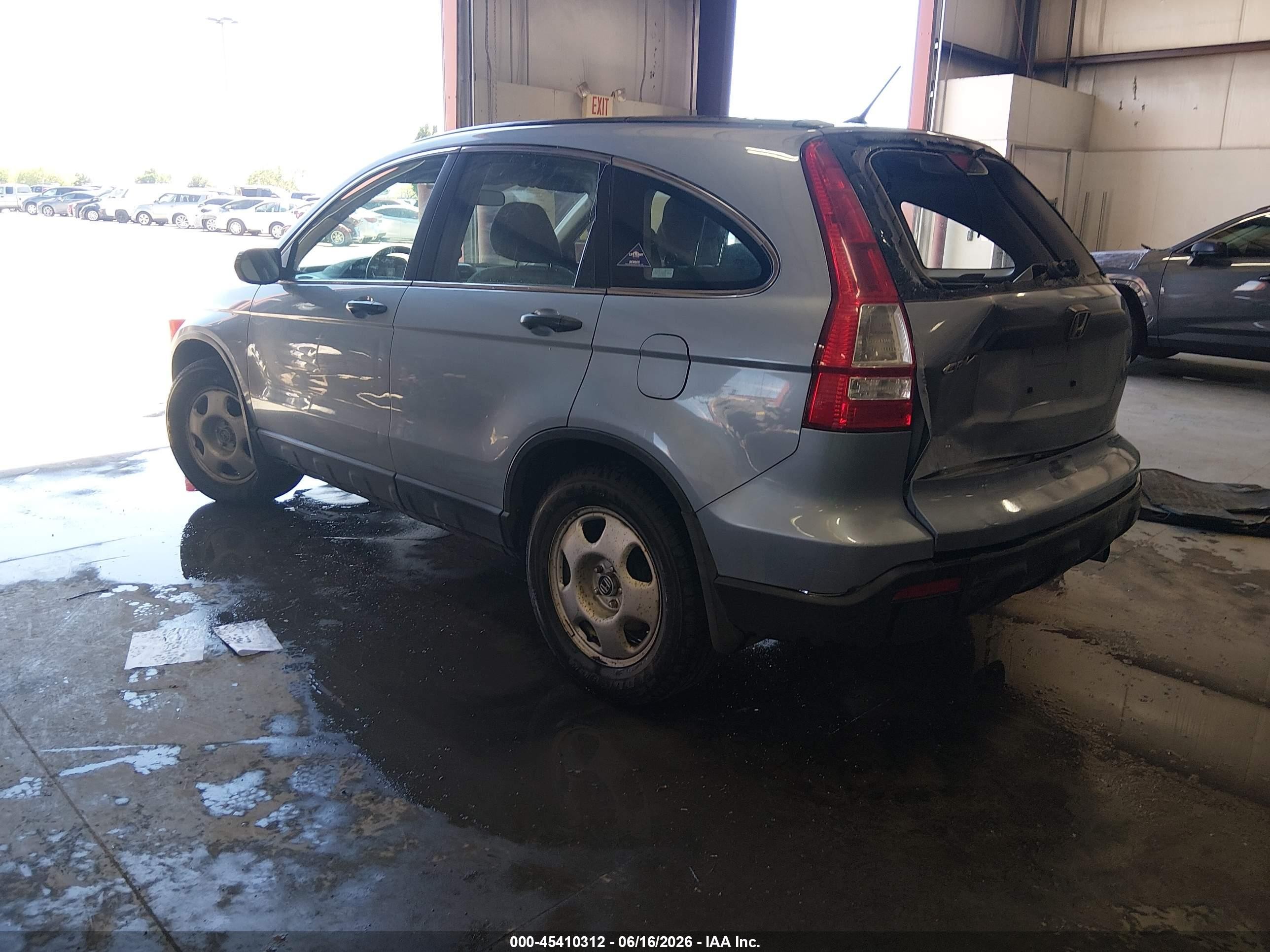 2007 Honda Cr-v Lx Gray vin: 5J6RE48307L013381