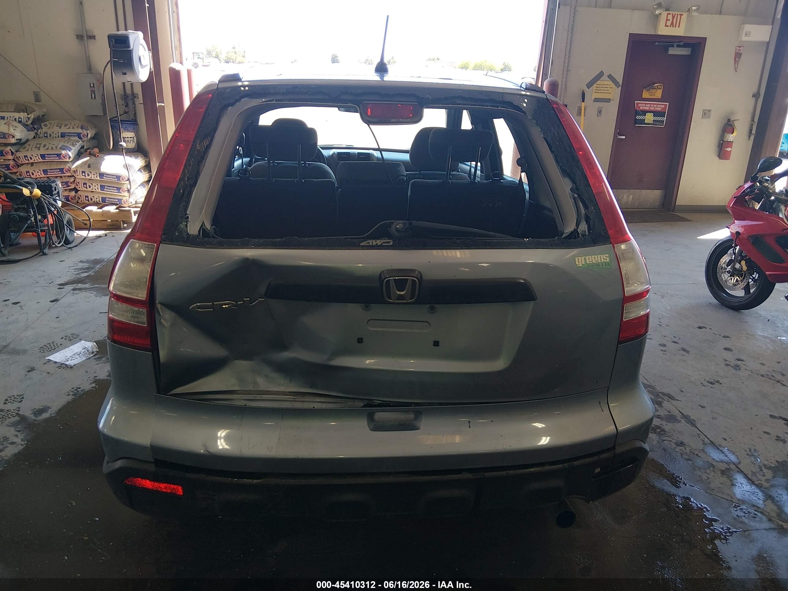 2007 Honda Cr-v Lx Gray vin: 5J6RE48307L013381