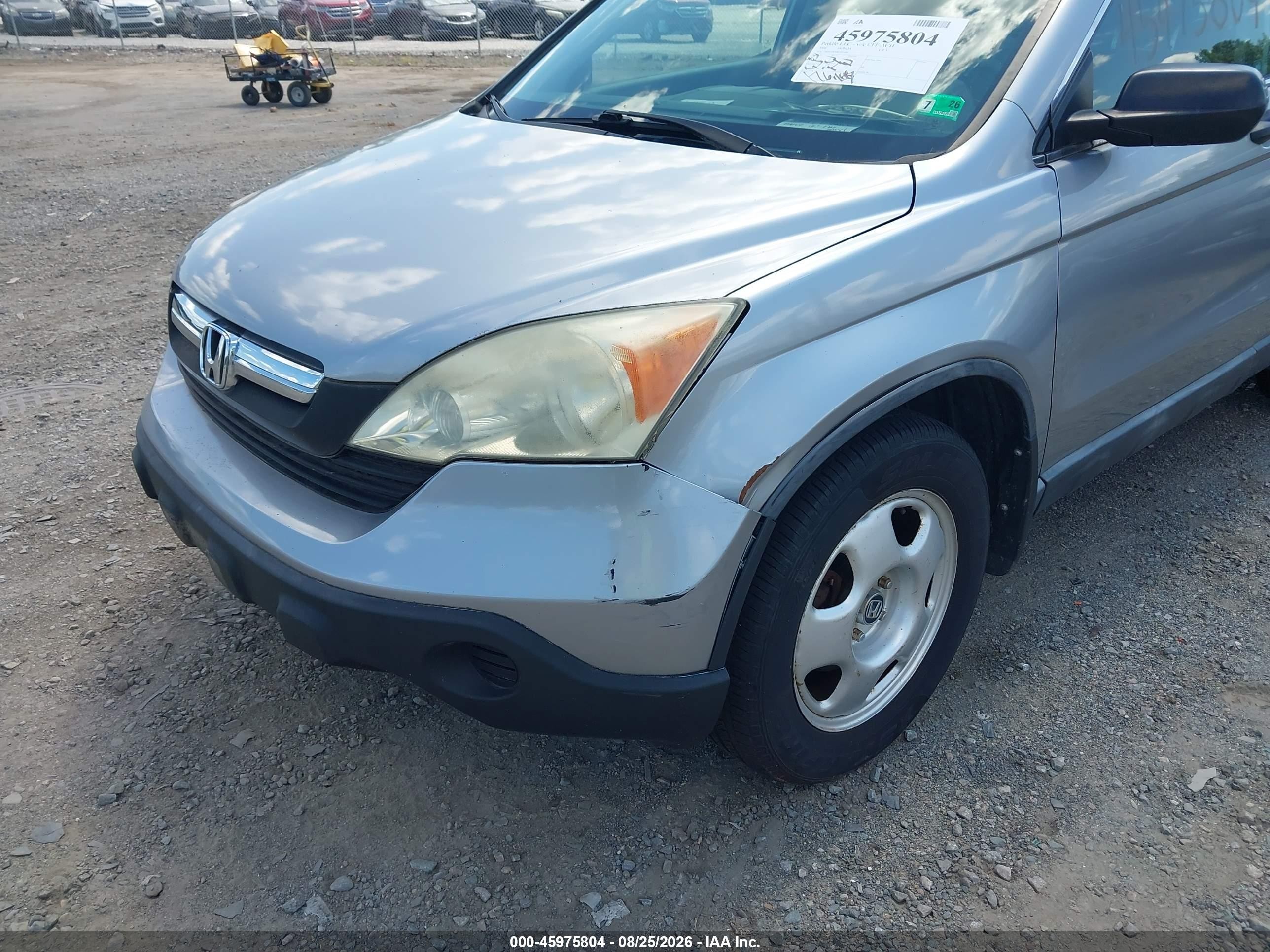 2008 Honda Cr-v Lx Серебряный vin: 5J6RE48308L001684