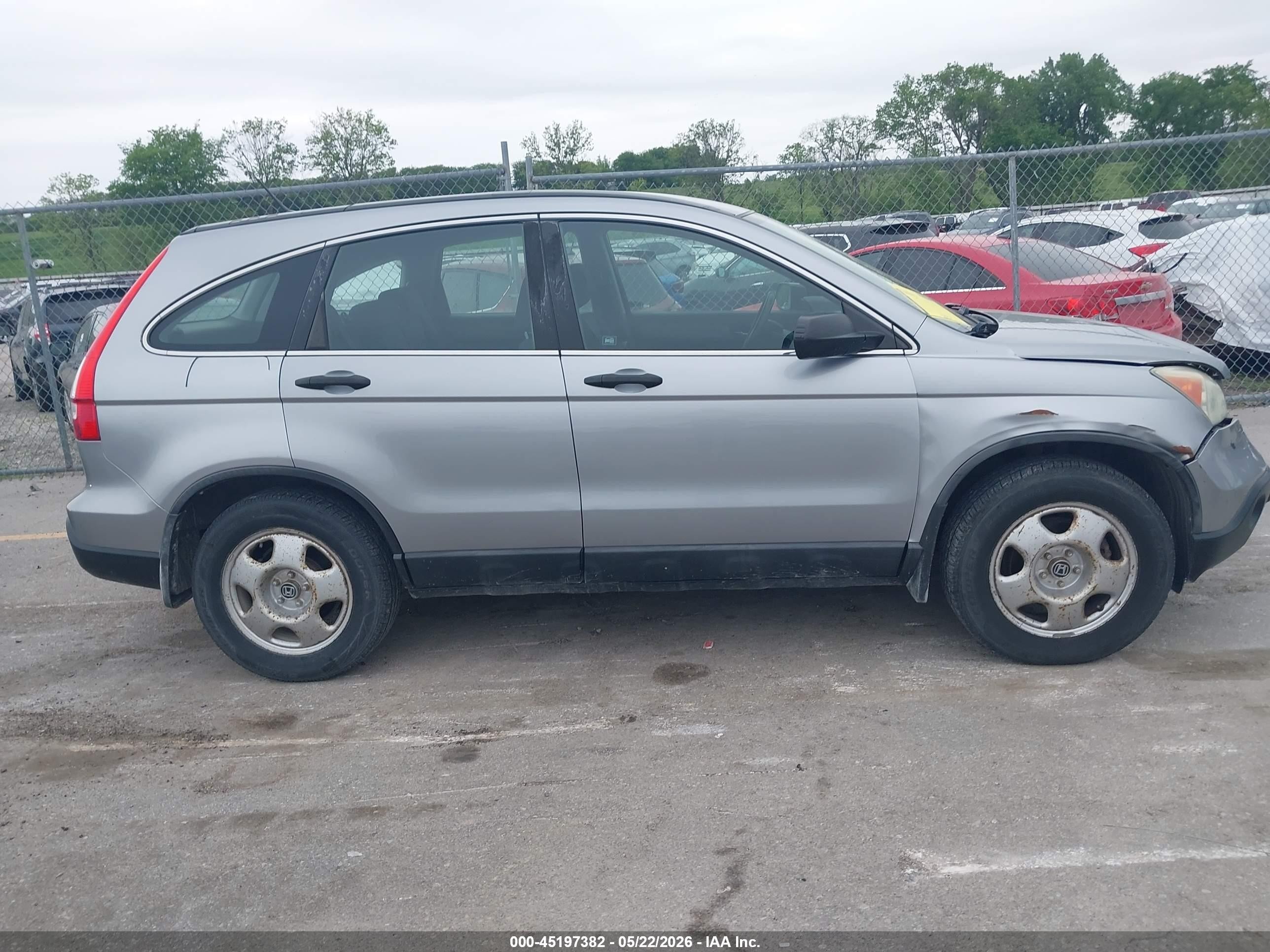 2008 Honda Cr-v Lx Silver vin: 5J6RE48308L017352