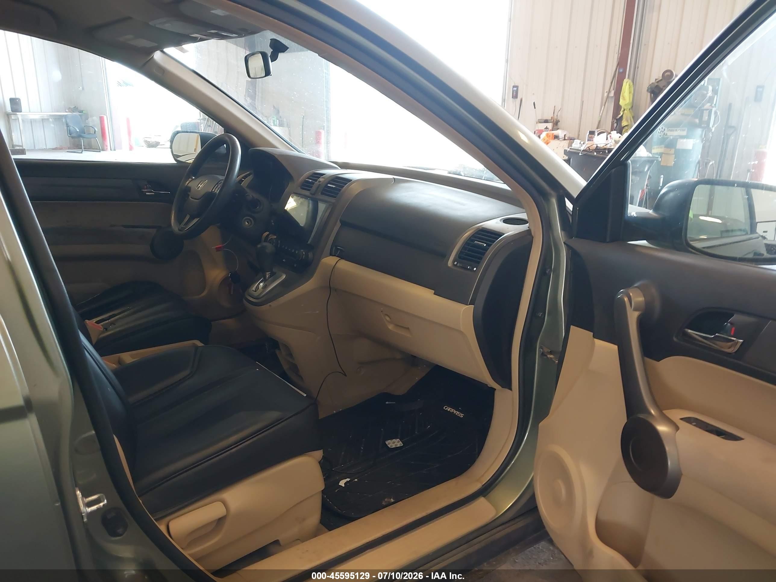 2008 Honda Cr-v Lx Green vin: 5J6RE48308L048858