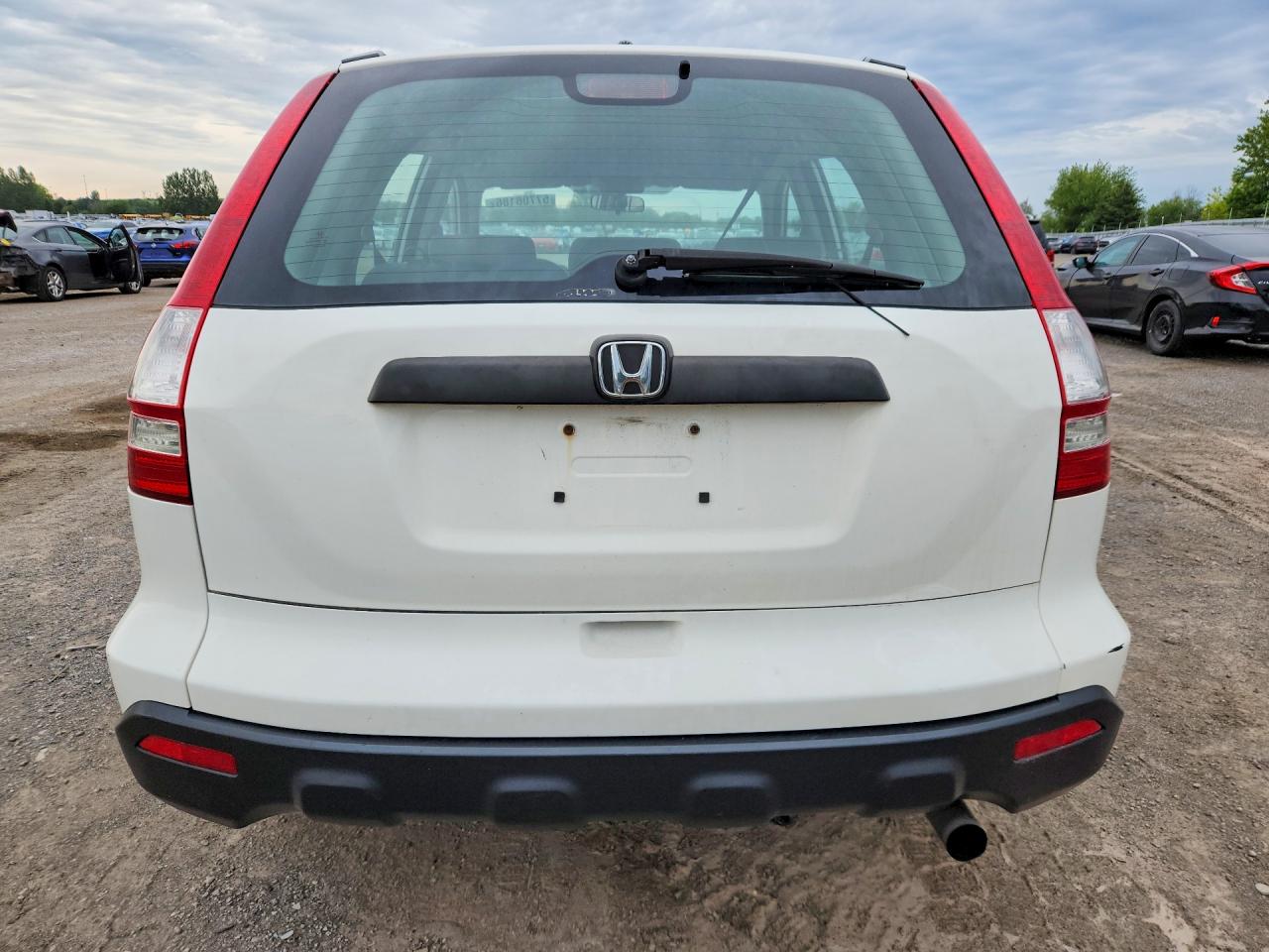 2008 Honda Cr-v Lx White vin: 5J6RE48308L807802
