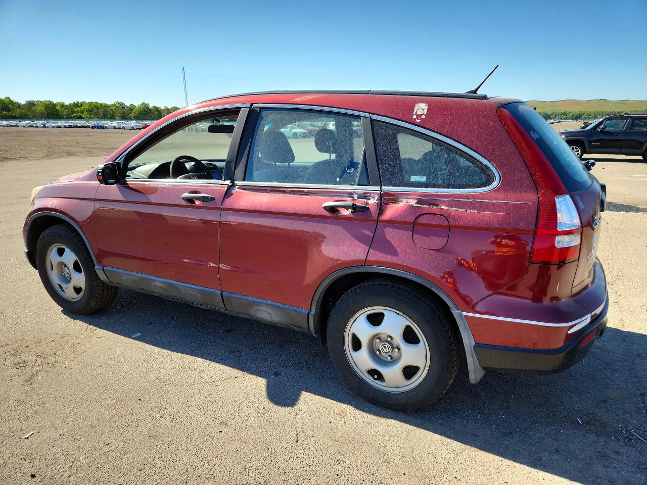 2009 Honda Cr-v Lx Red vin: 5J6RE48309L064222