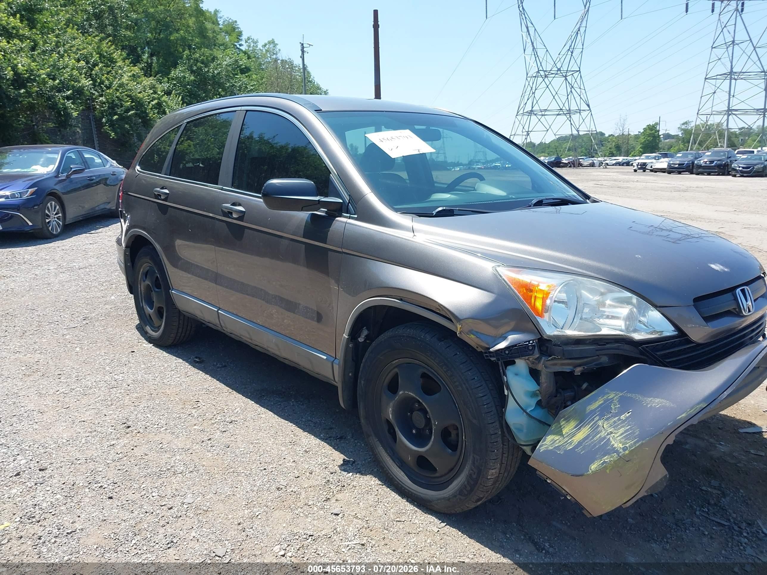 2009 Honda Cr-v Lx Brown vin: 5J6RE48309L064589