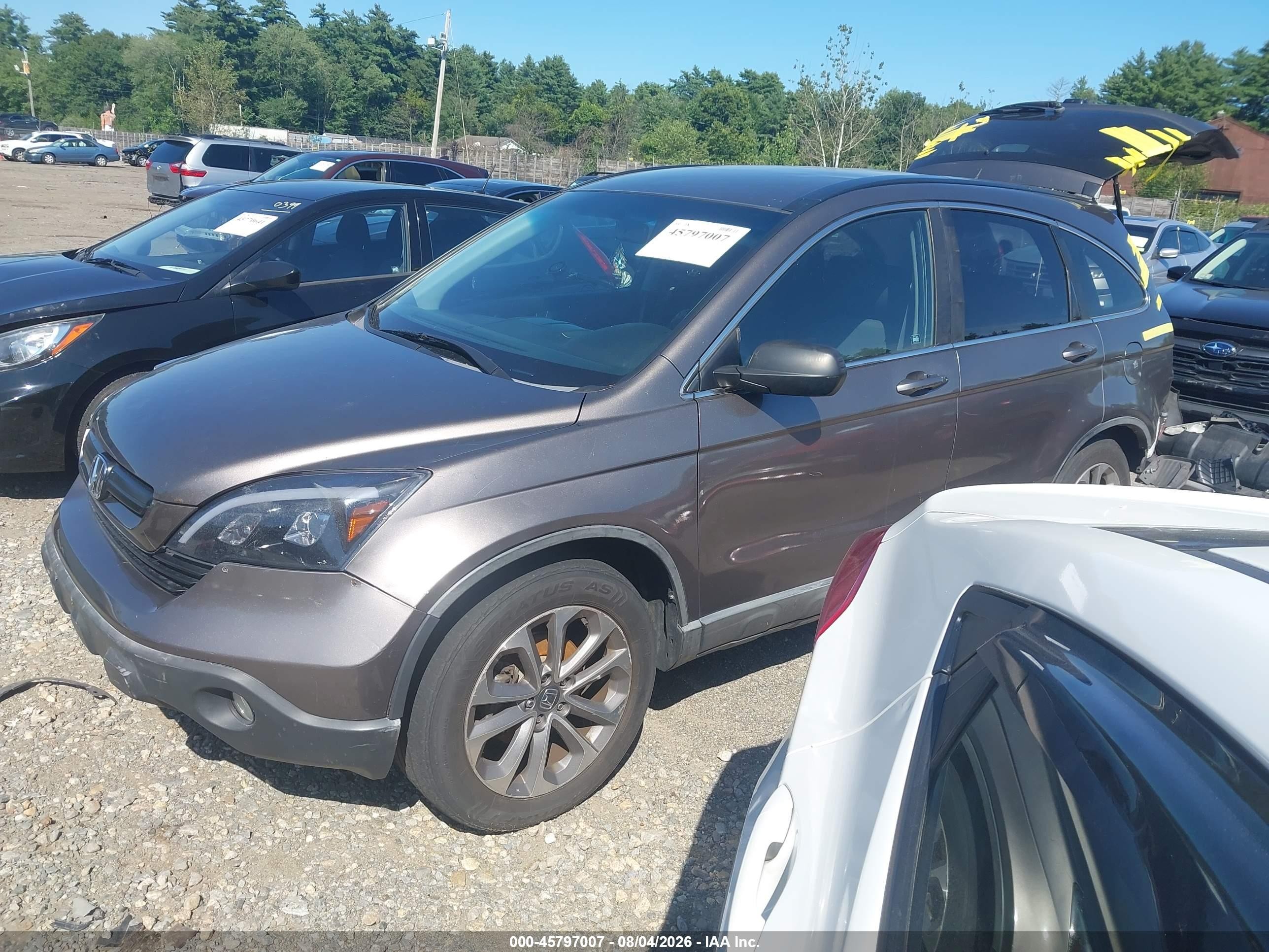 2009 Honda Cr-v Lx Gray vin: 5J6RE48319L016499