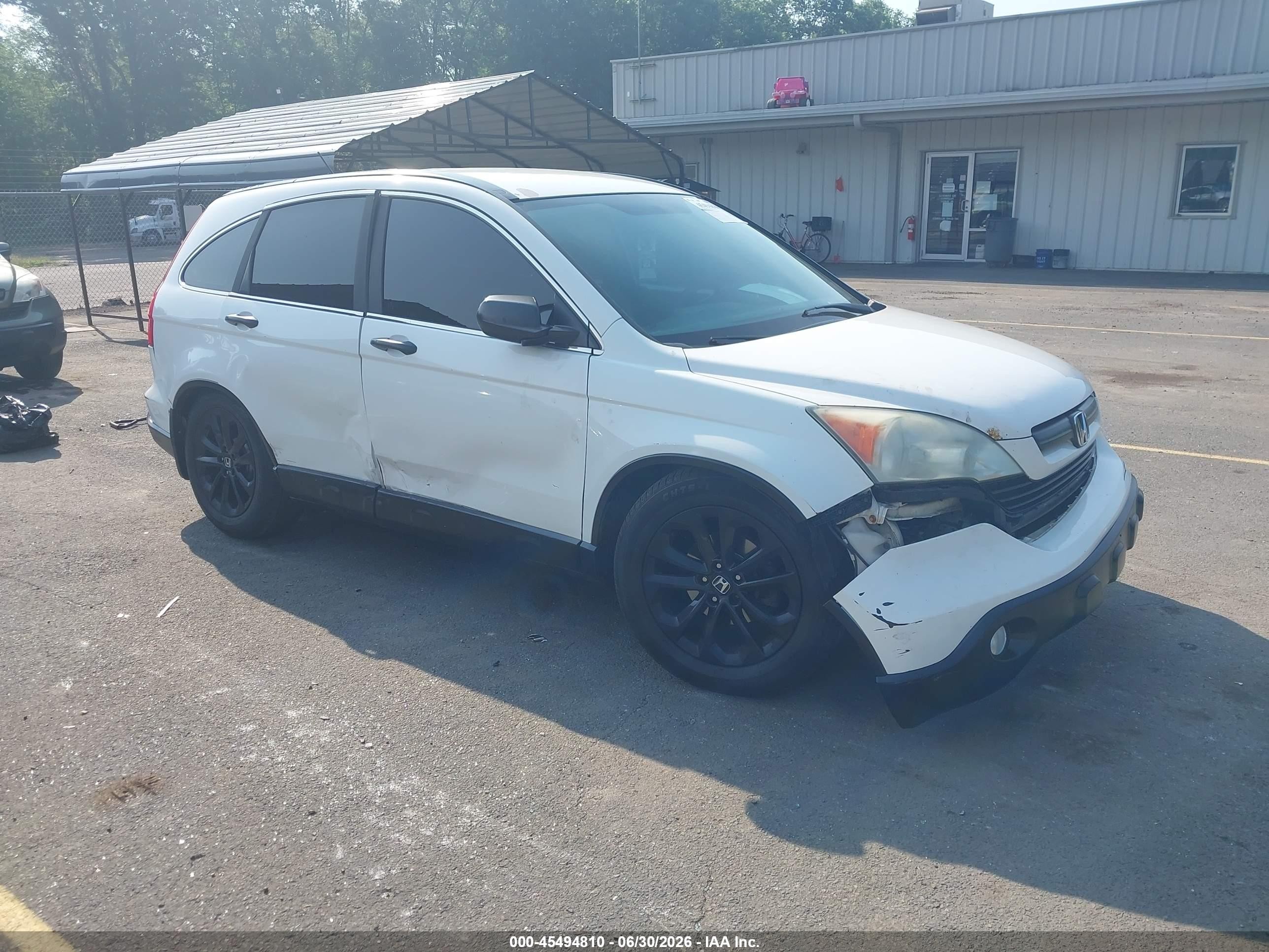 2009 Honda Cr-v Lx White vin: 5J6RE48319L017040