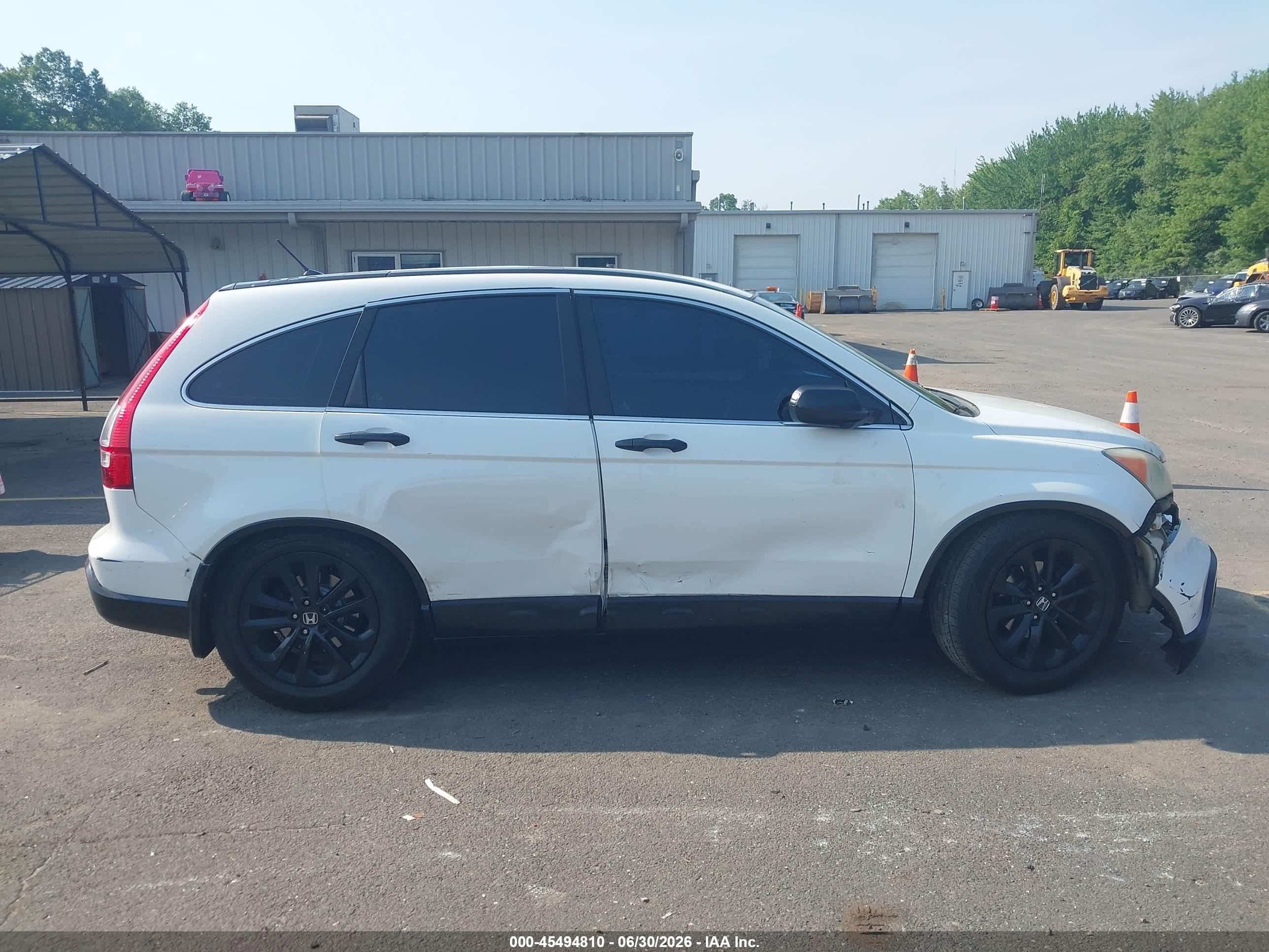2009 Honda Cr-v Lx White vin: 5J6RE48319L017040