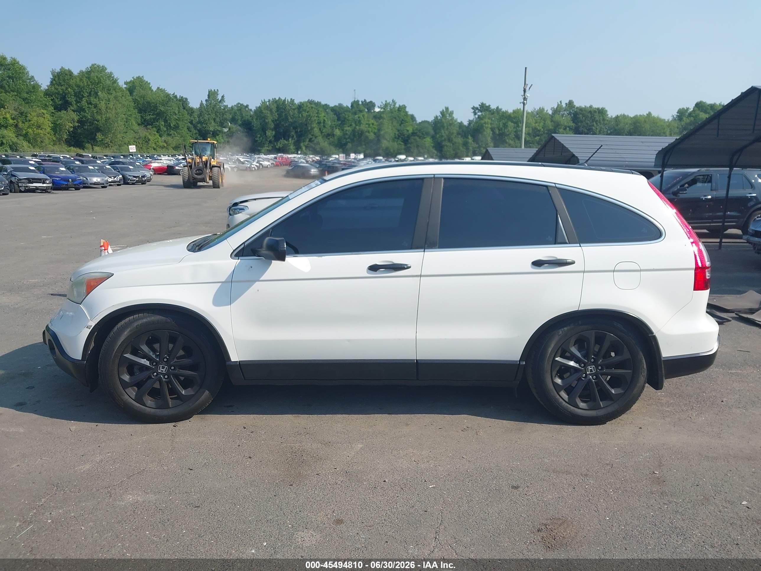 2009 Honda Cr-v Lx White vin: 5J6RE48319L017040