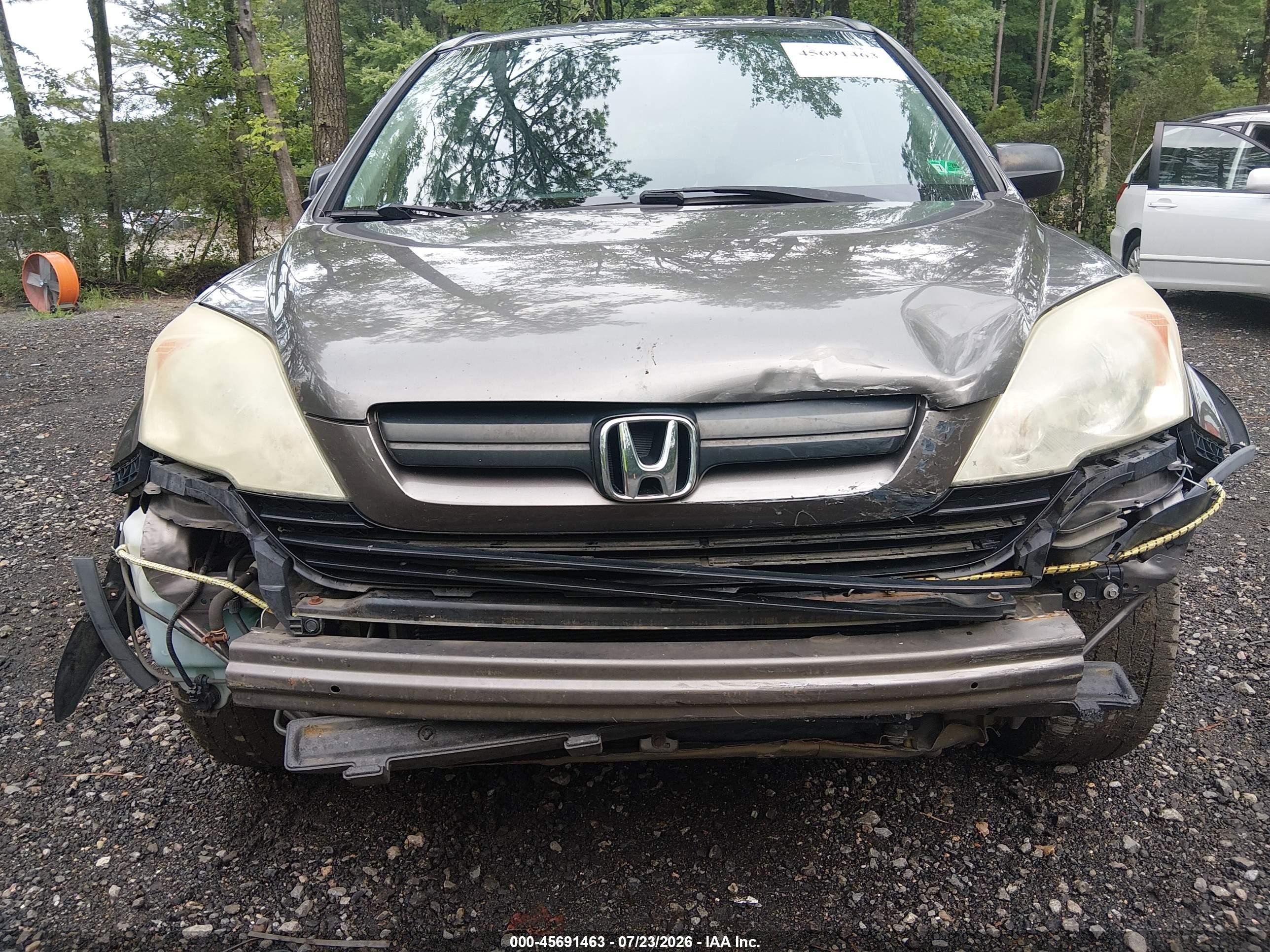 2009 Honda Cr-v Lx Gray vin: 5J6RE48319L021380