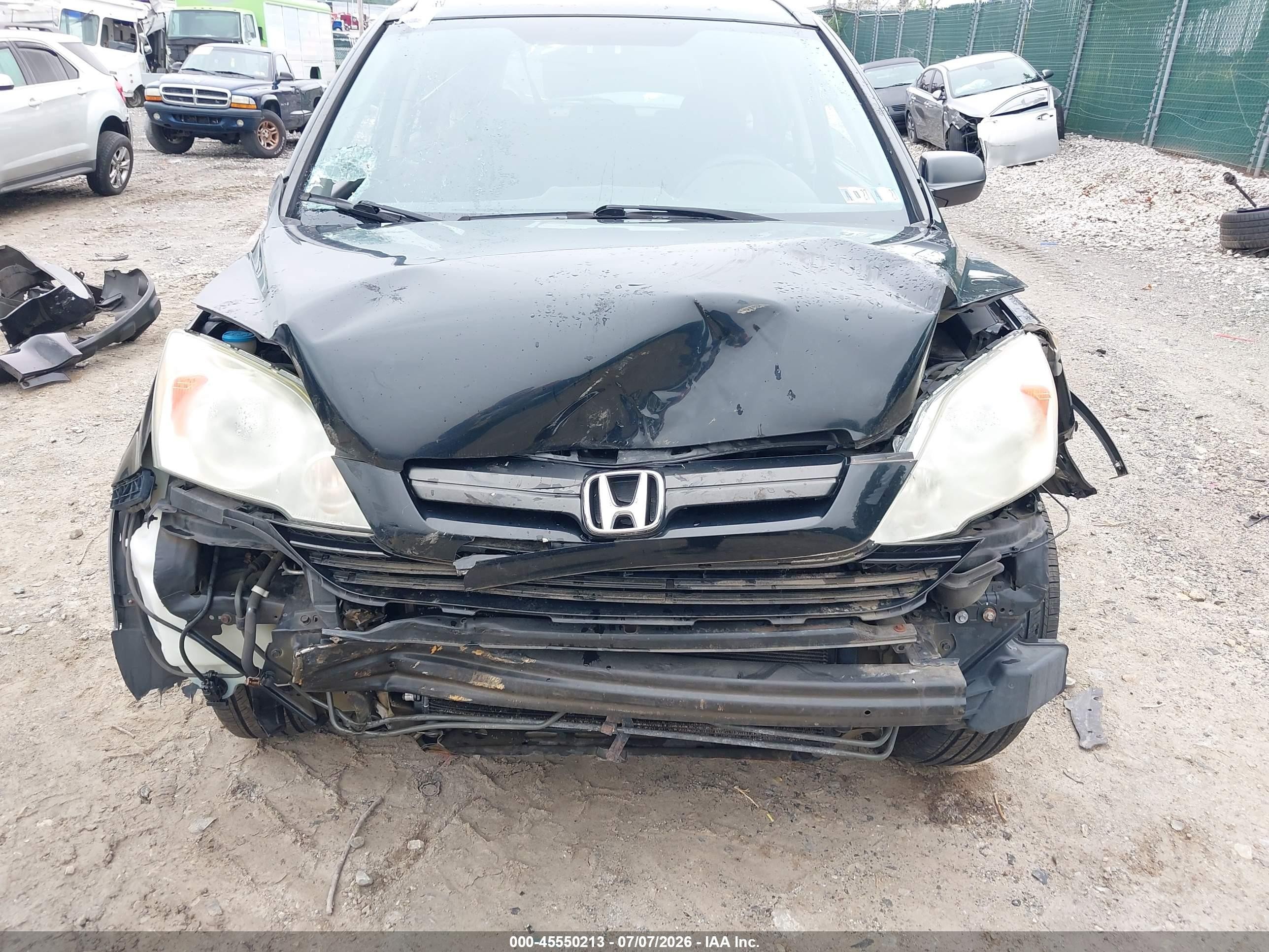2009 Honda Cr-v Lx Dark Blue vin: 5J6RE48319L027258