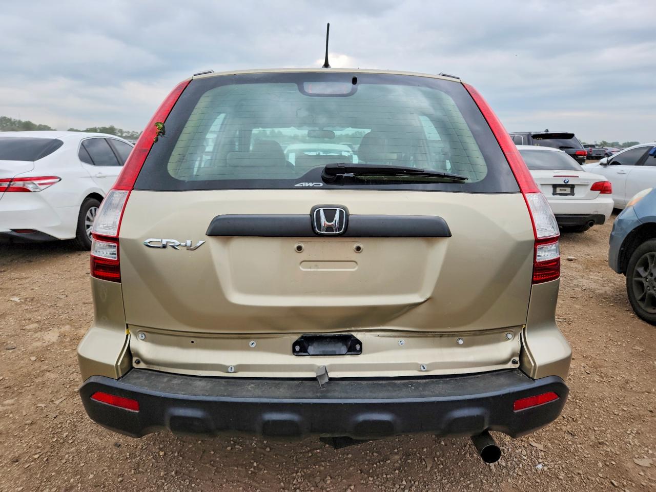2009 Honda Cr-v Lx Beige vin: 5J6RE48319L028975