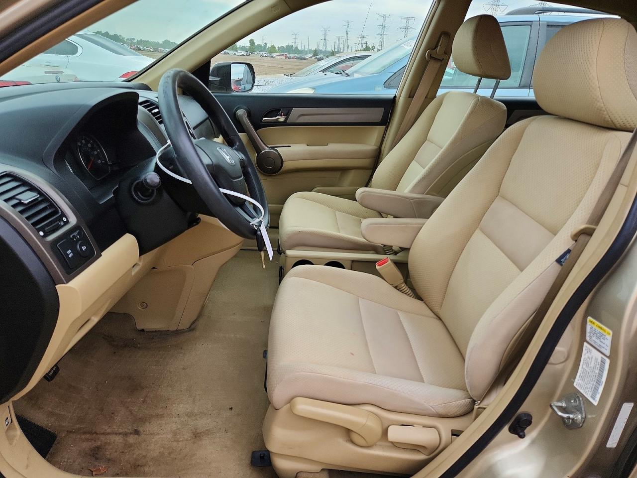 2009 Honda Cr-v Lx Beige vin: 5J6RE48319L028975