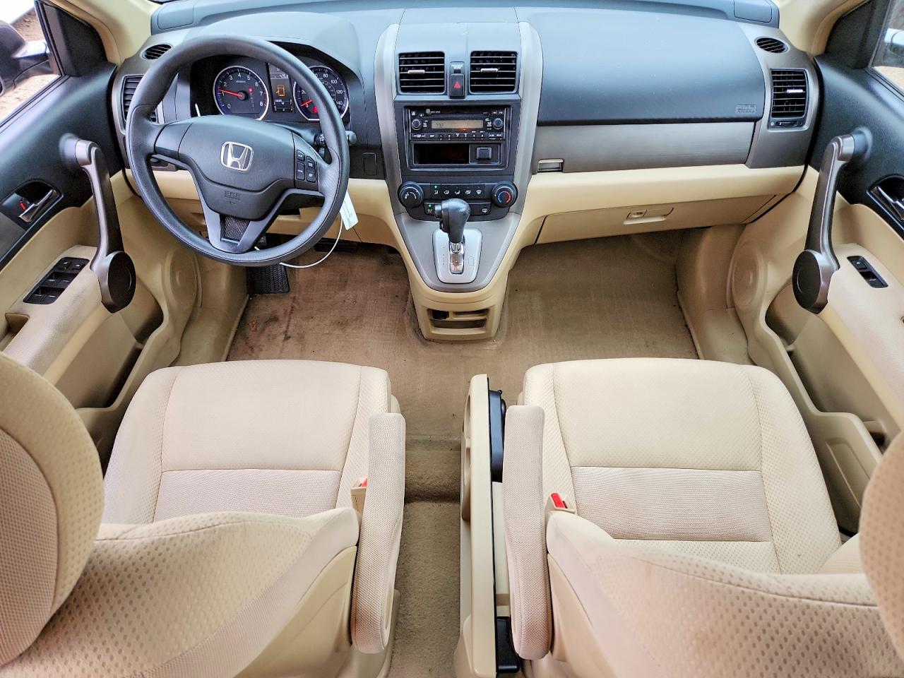 2009 Honda Cr-v Lx Beige vin: 5J6RE48319L028975