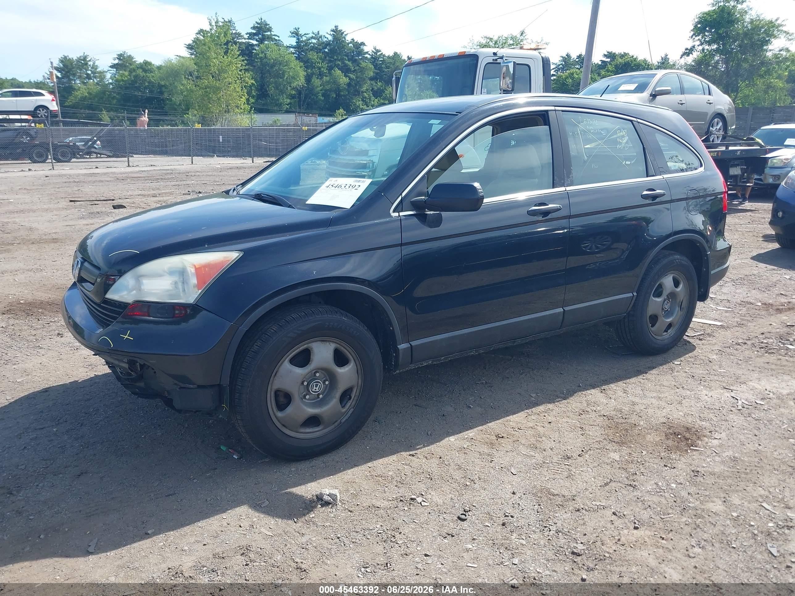 2009 Honda Cr-v Lx Black vin: 5J6RE48319L048773